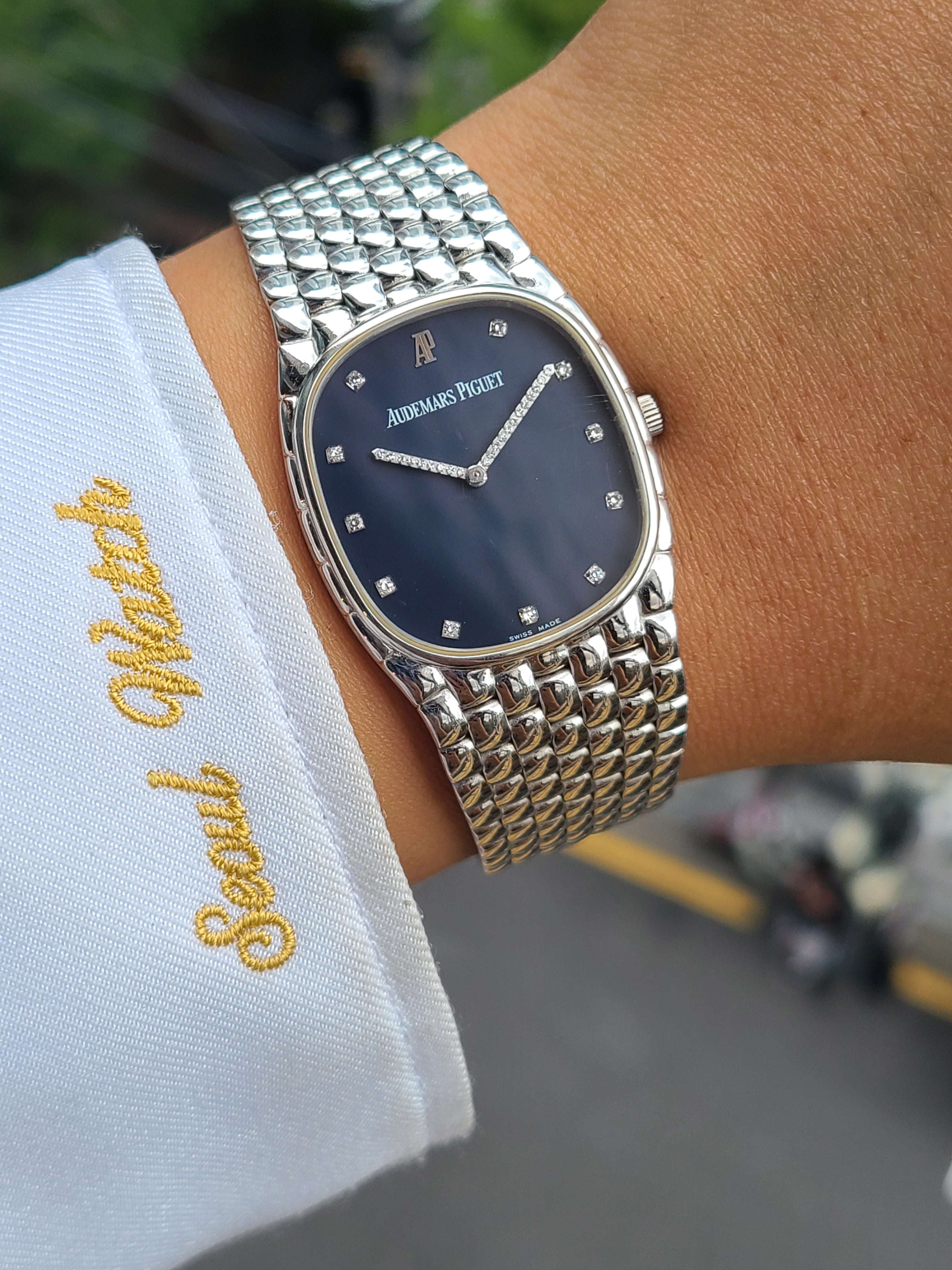Audemars Piguet Cobra Blue 18K WG 오데마피게 코브라 다이아핸즈 청판 다크블루 18K 화이트골드 금통