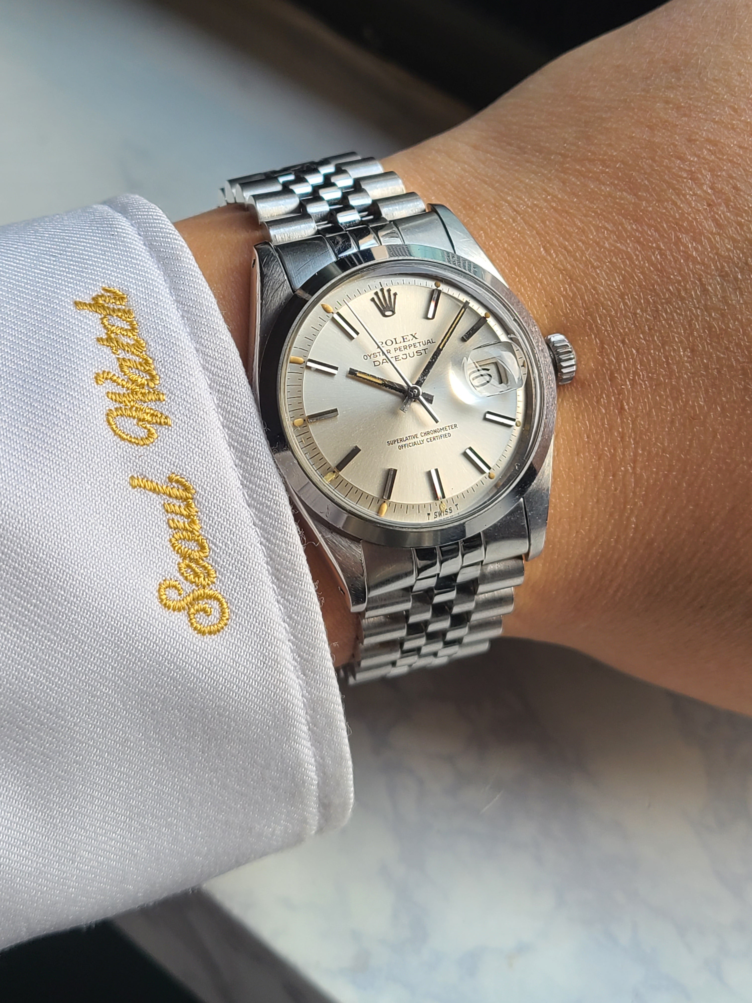 Rolex Datejust Silver Vintage 롤렉스 데이저스트 36 실버 올제치 순정 소장용 빈티지