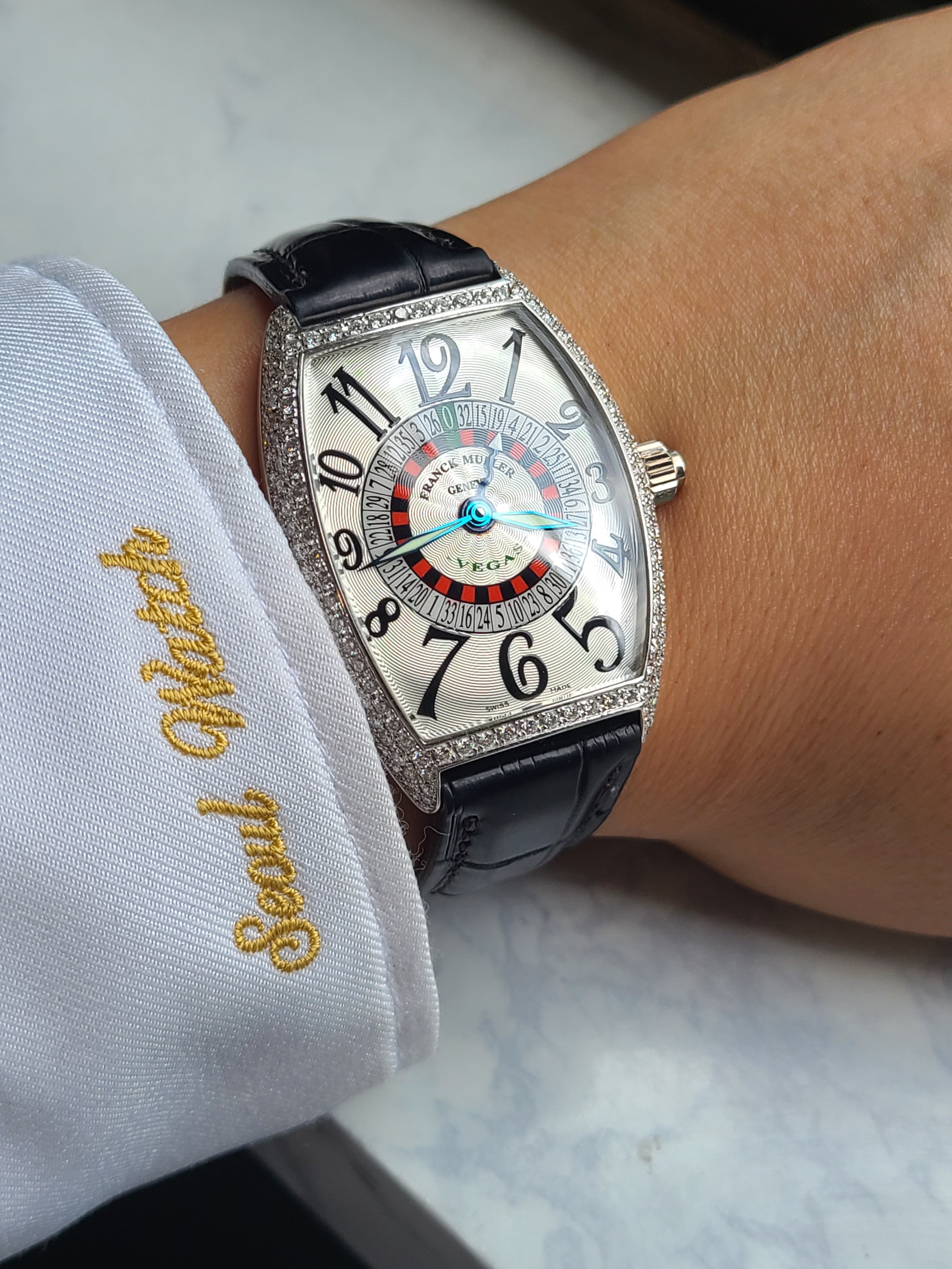 Franck Muller Master Calendar Complications Vegas 18K WG 프랭크뮬러 베가스 컴플리케이션 점보 18K 화이트골드