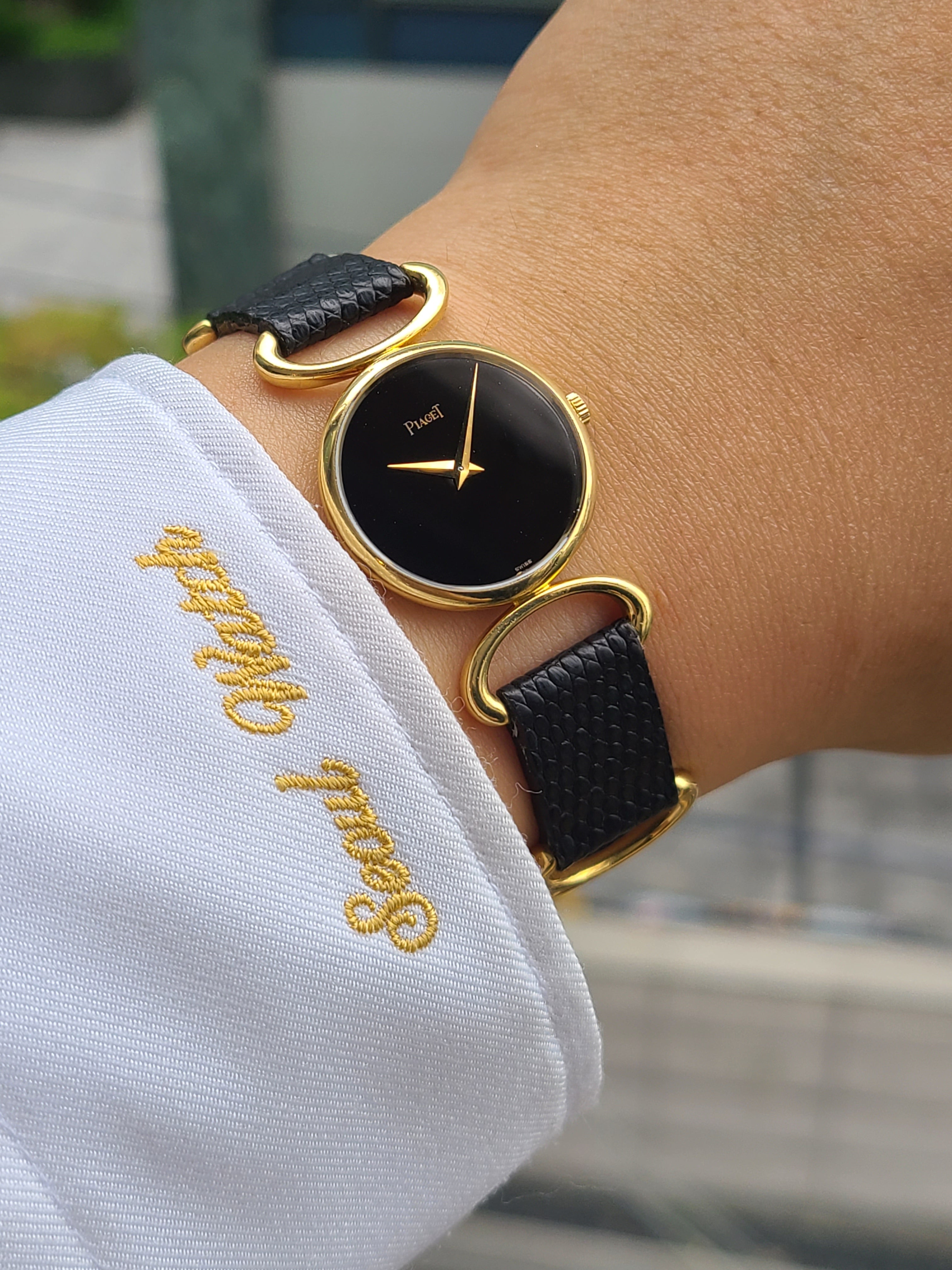 Piaget Art Deco Cocktail 18K YG 피아제 클래식 아트데코 칵테일 18K 옐로우골드 금통 빈티지
