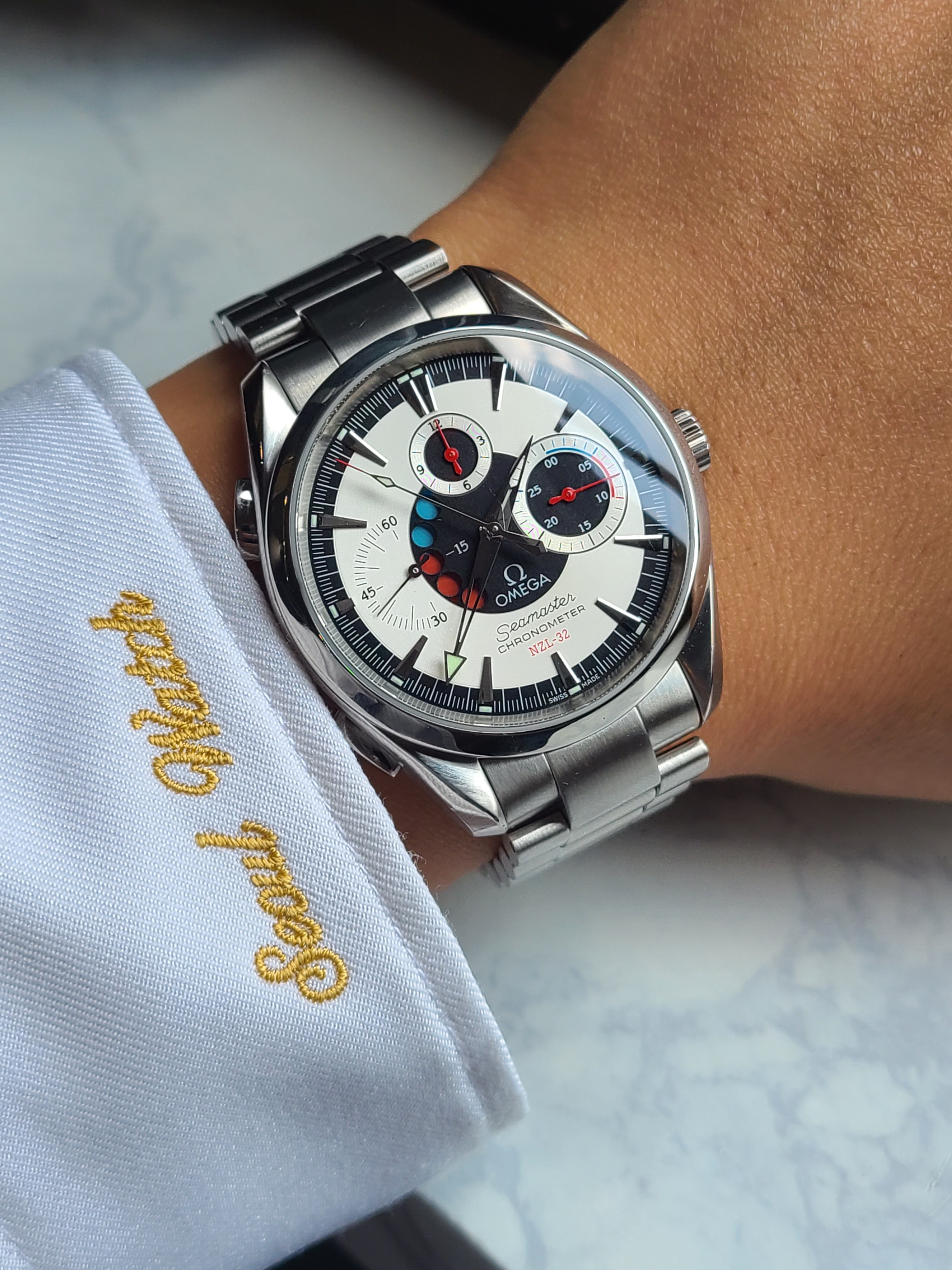 Omega Seamaster Chronometer NZL-32 오메가 아쿠아테라 씨마스터 NZL23 42mm
