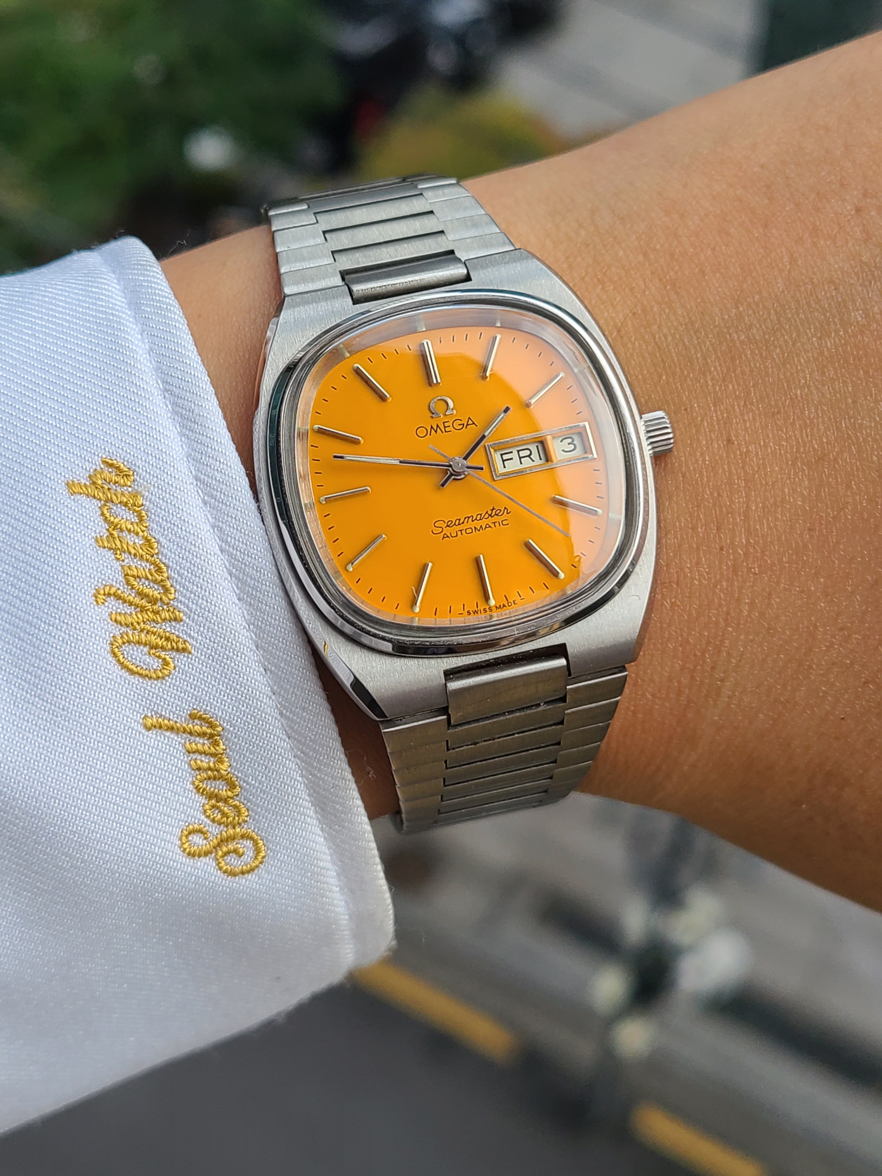 Omega Seamaster Day-Date Vintage 오메가 씨마스터 테레비 데이데이트 빈티지 옐로우