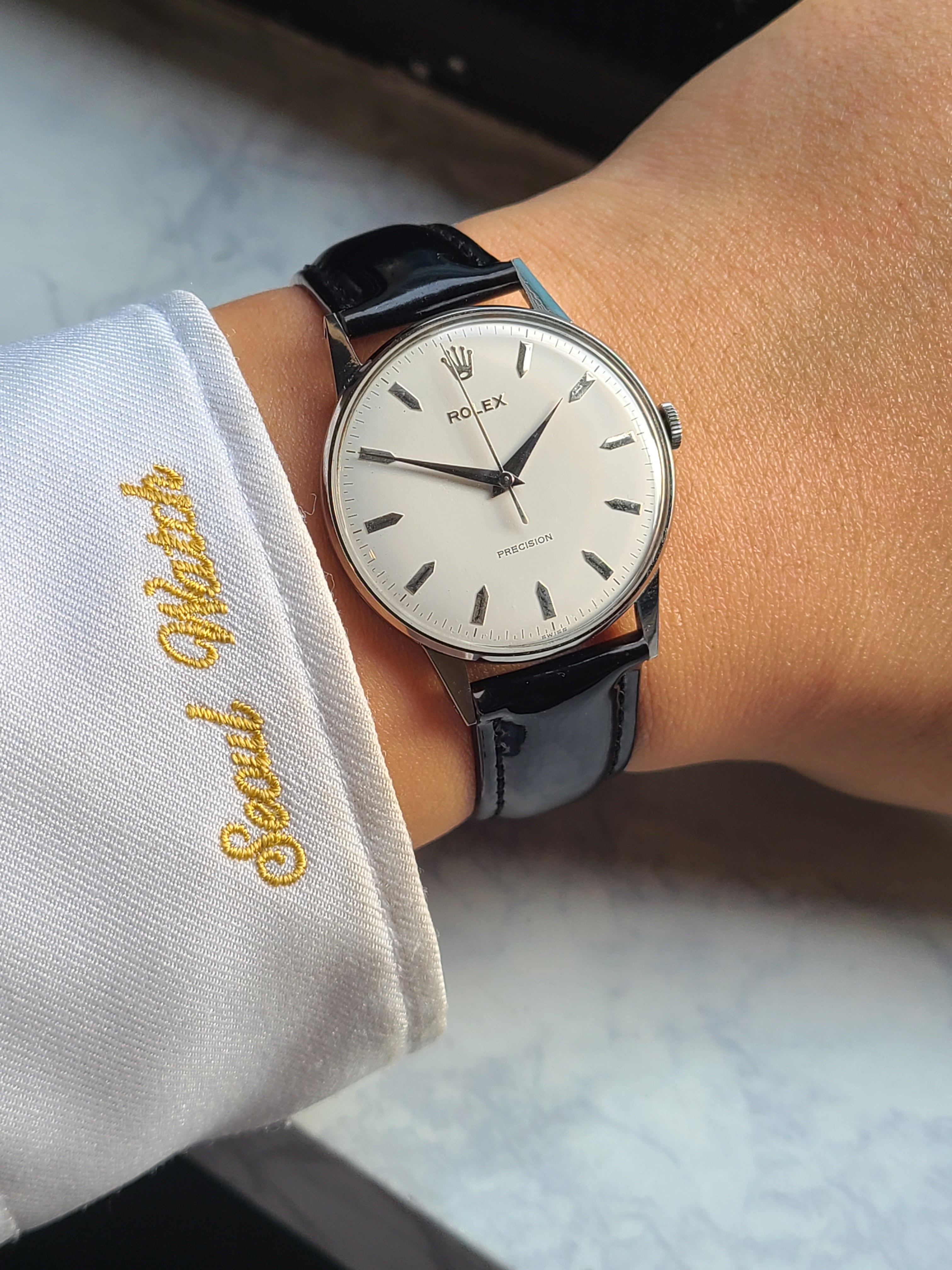 Rolex Classic Precision Sword Hands 1950s 롤렉스 클래식 프리시전 칼침핸즈 실버 1950s