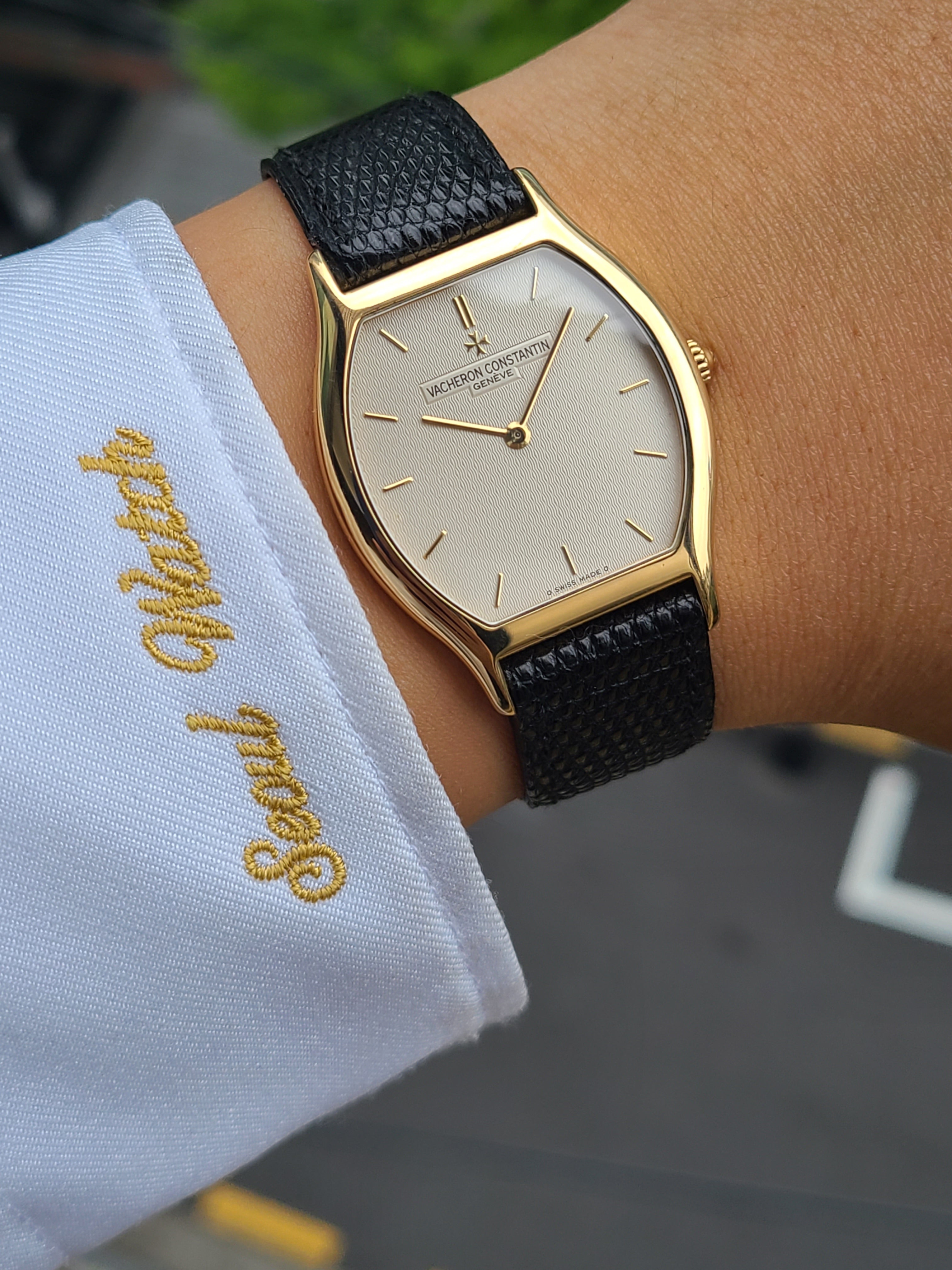 Vacheron Constantin Tonneau 18K 바쉐론콘스탄틴 똑뛰 토너 클래식 18K 옐로우골드 금통 남성