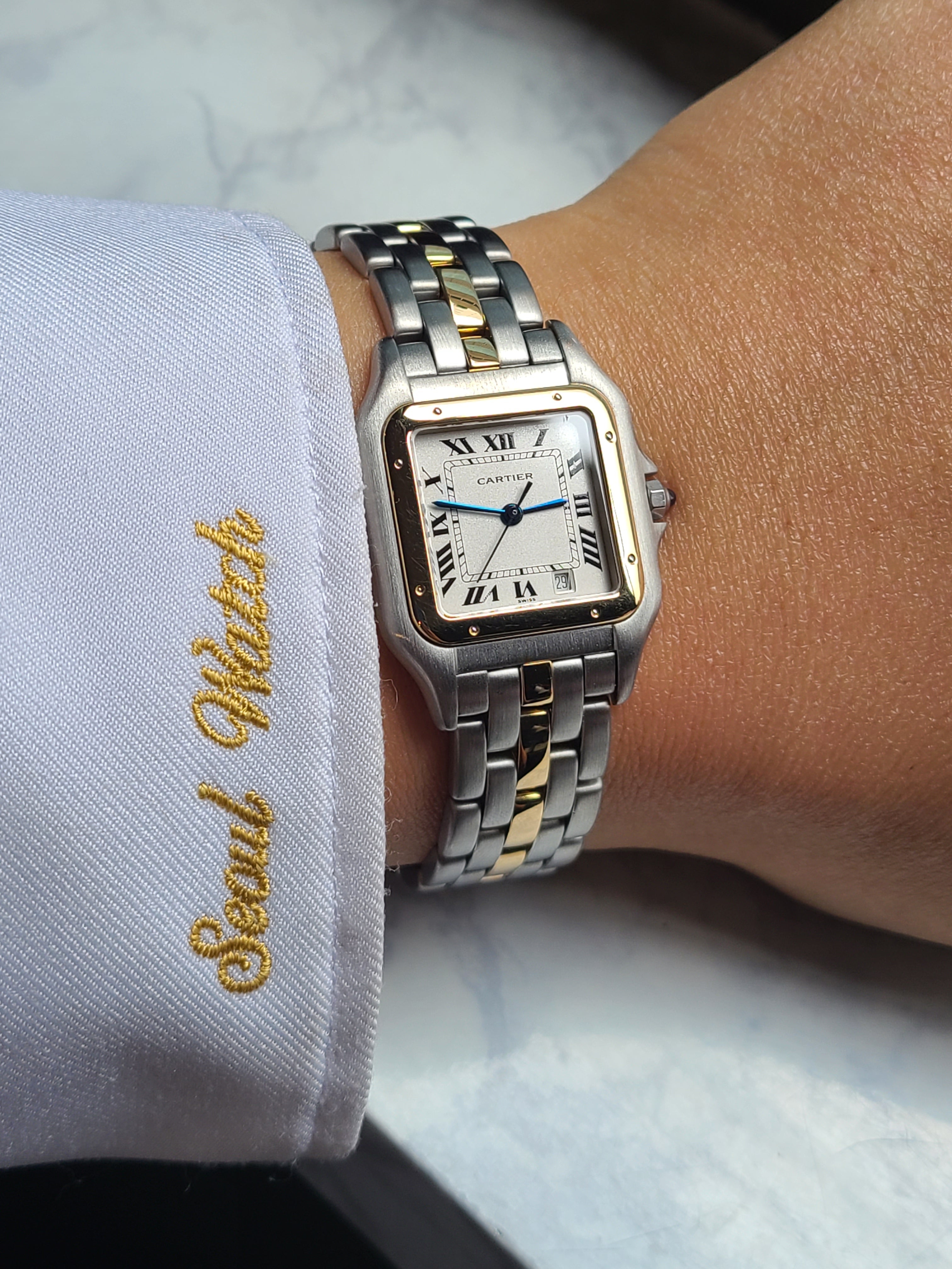 Cartier Panthère de Cartier Midsize TwoTone 까르띠에 팬더 드 까르띠에 18k 콤비 미디움 사이즈