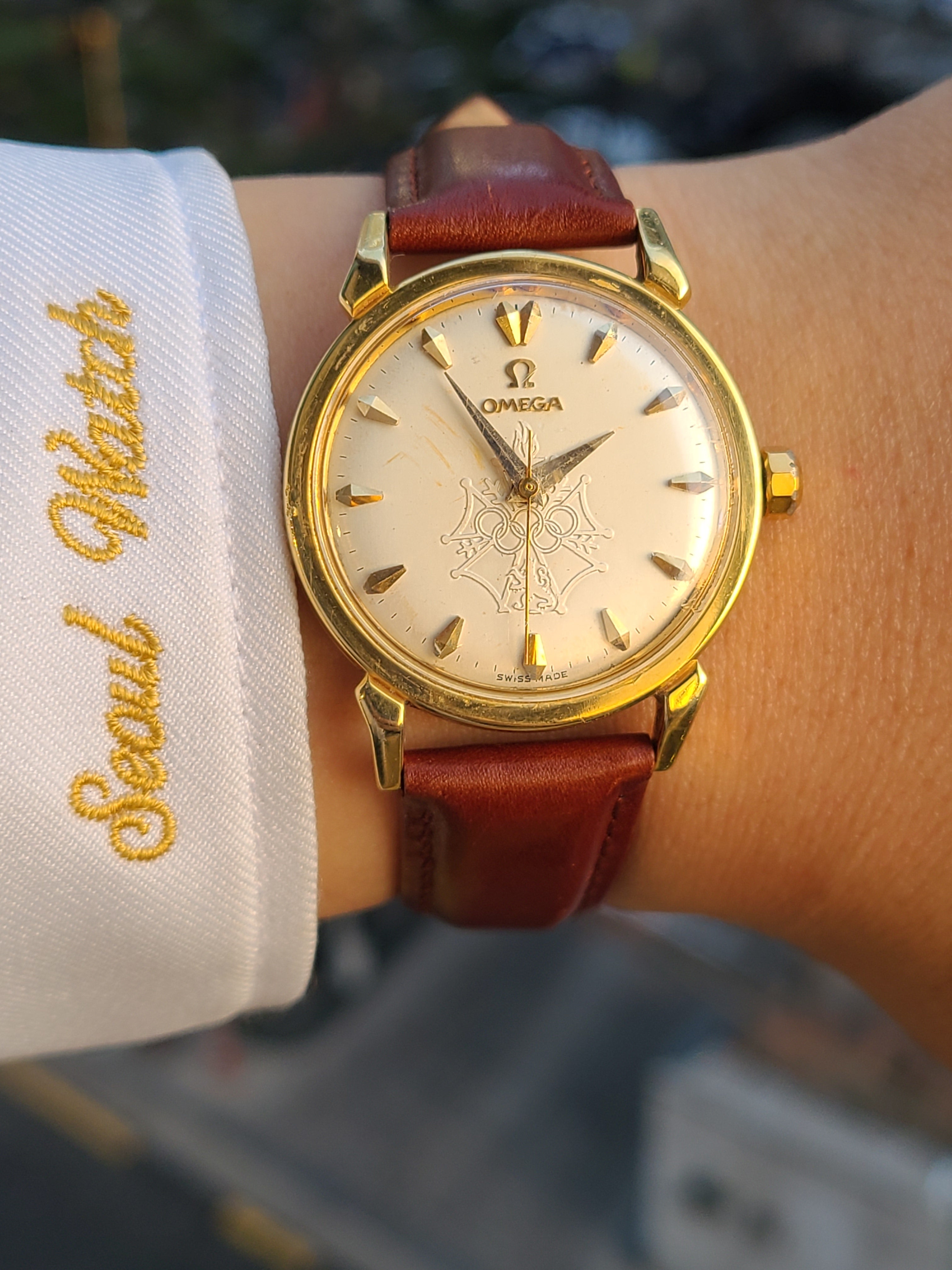 Omega Semaster Olympic 1956 Vintage 오메가 씨마스터 XVI 1956년 올림픽 다이얼 한정판 18K 금통 빈티지