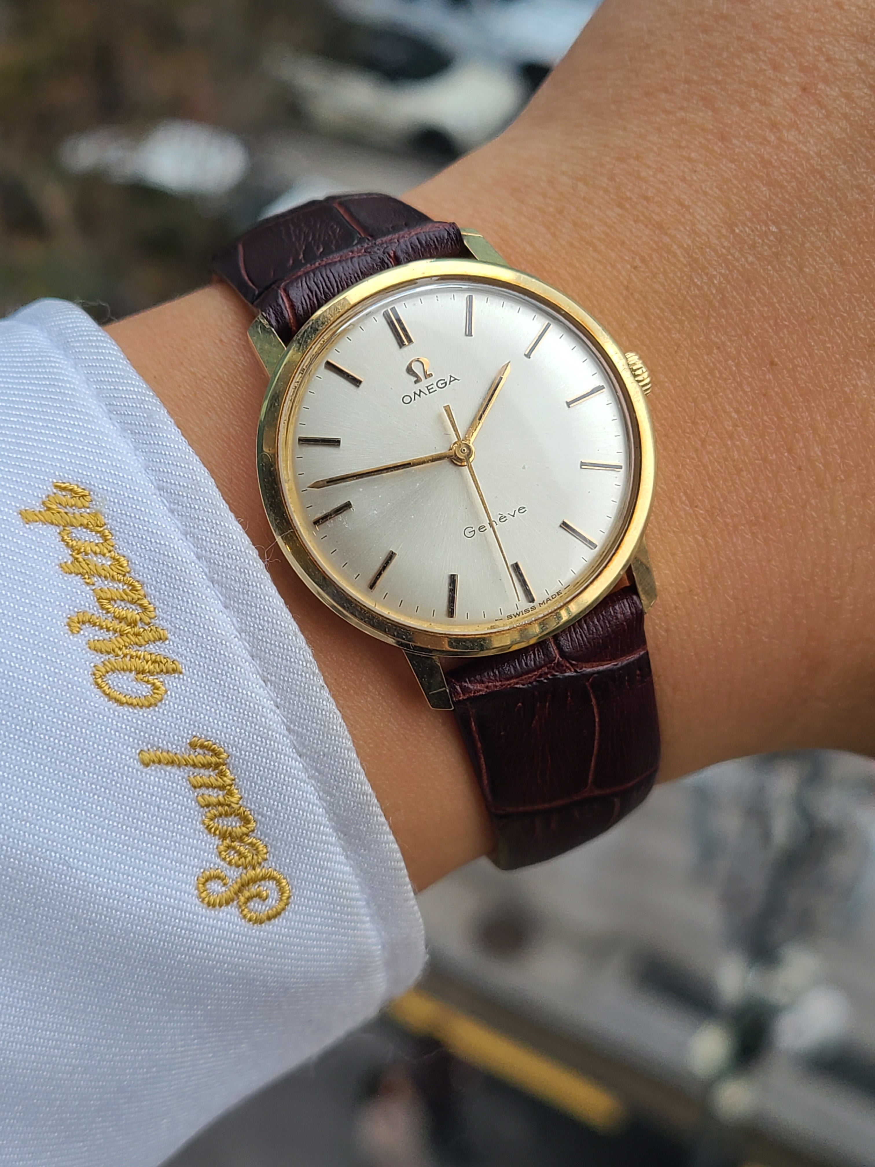Omega Geneve Round 14K Vintage 오메가 제네브 라운드 14K 금통 수동 빈티지