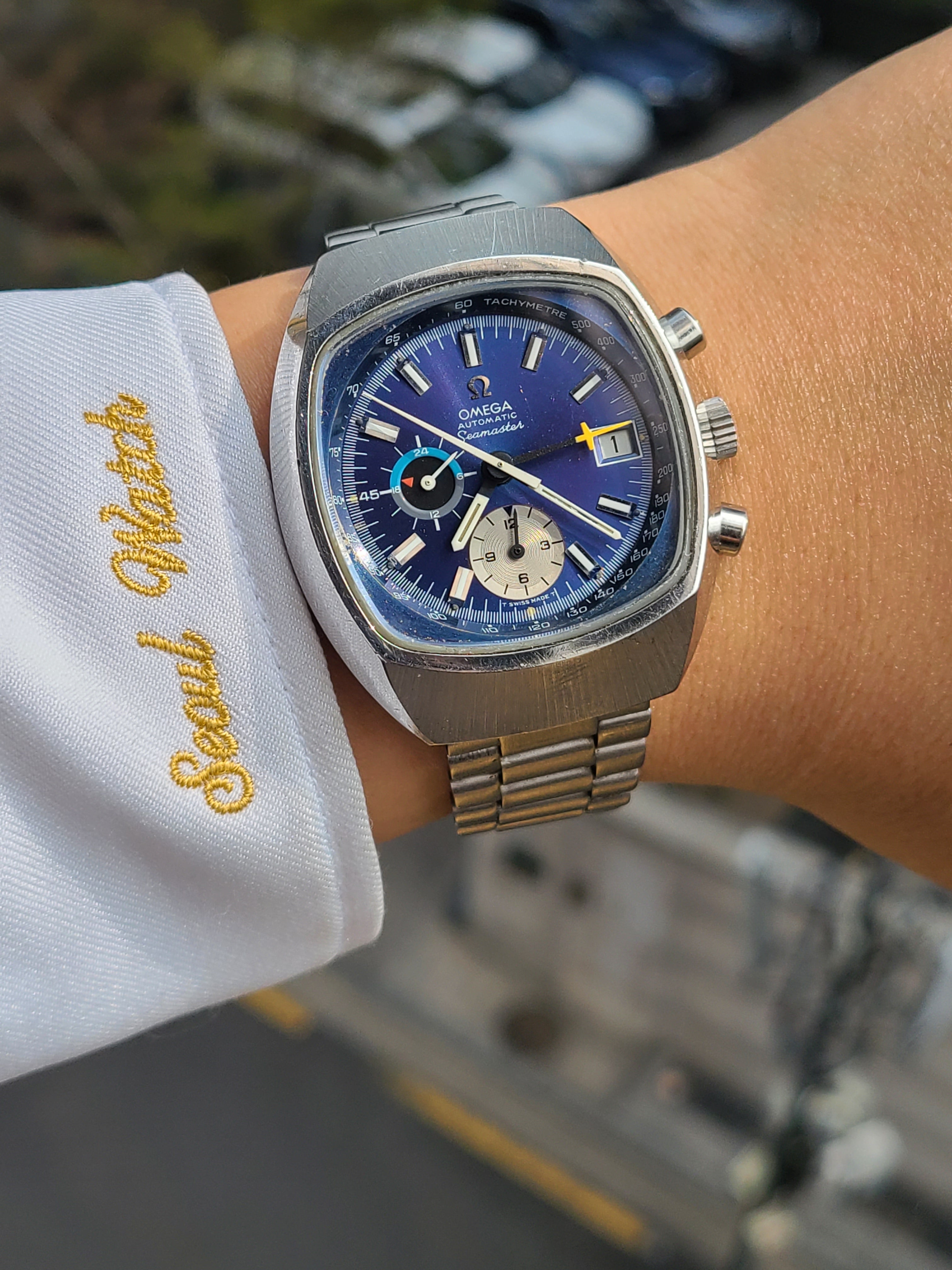 Omega Speedmaster Blue Jedi Vintage 오메가 씨마스터 크로노그래프 블루 제다이 빈티지