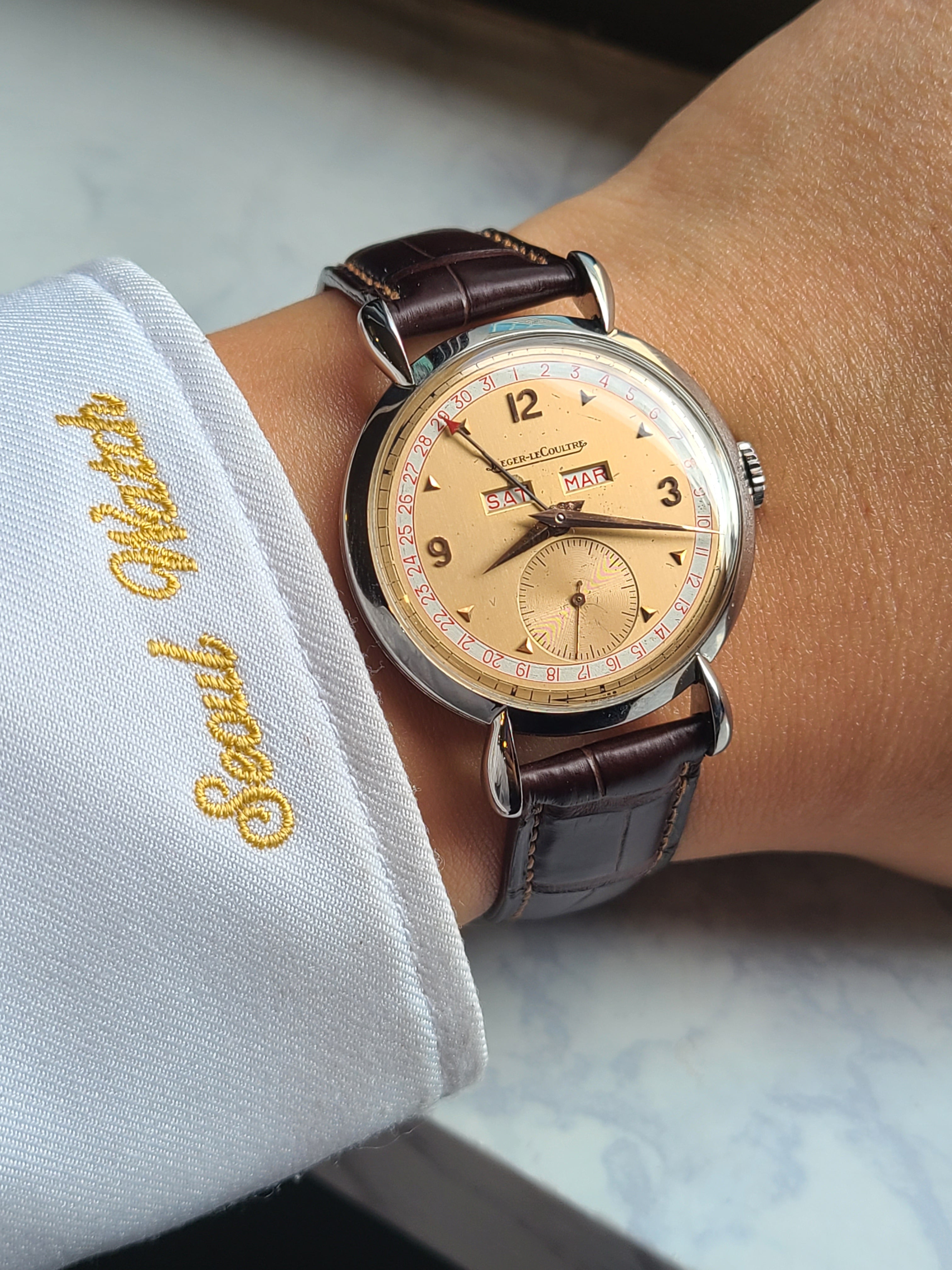 Jaeger Lecoultre Triple Complete Calendar 1940s 예거르쿨트르 트리플 컴플리트 캘린더 빈티지 1940s