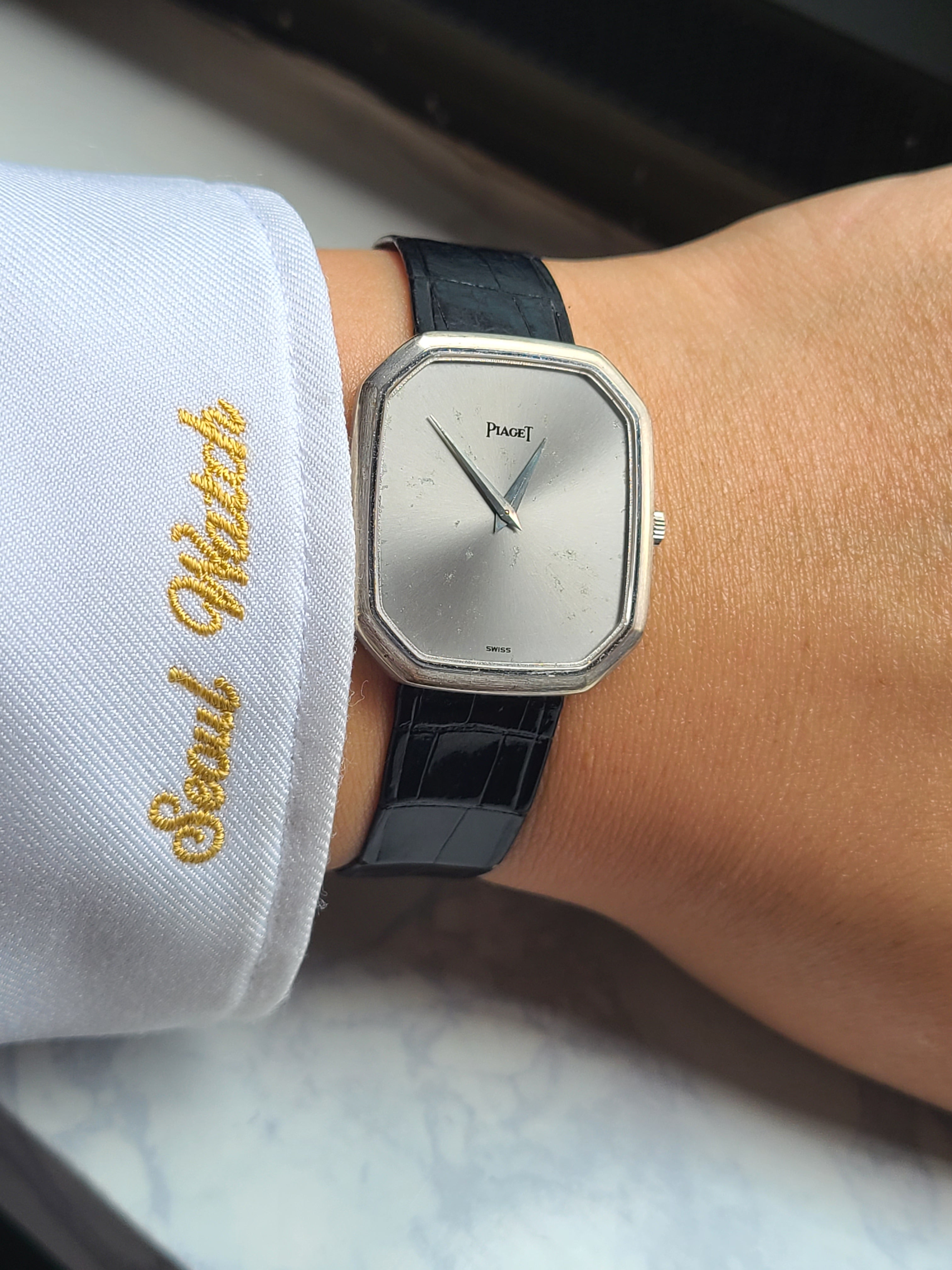 Piaget Octagon Cushion Ellipse 18K WG 피아제 옥타곤 엘립스 18K 화이트골드 울트라씬 빈티지