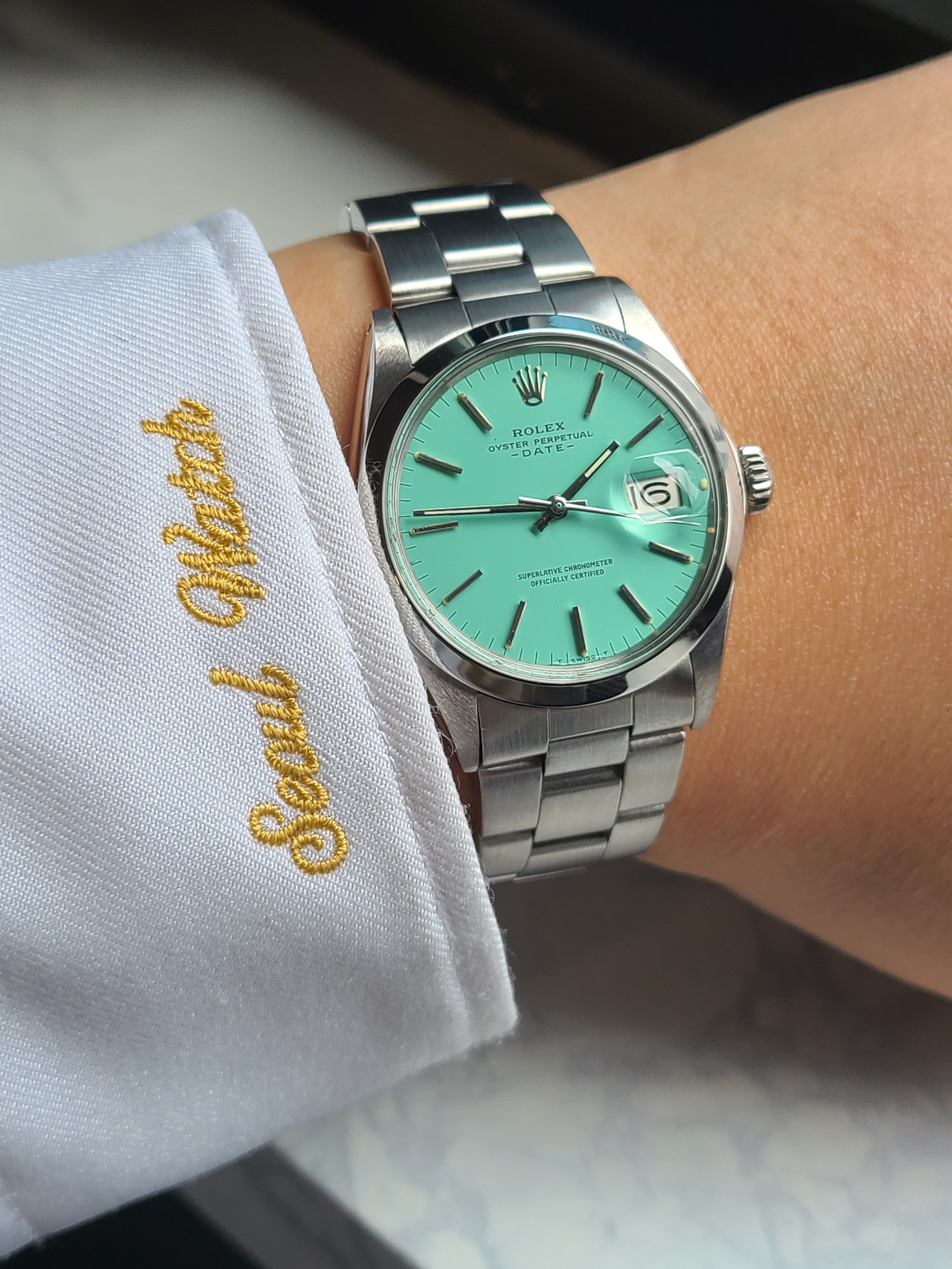 Rolex OP Stella Tiffany Dial 롤렉스 오이스터퍼페추얼 스텔라 민트다이얼 빈티지