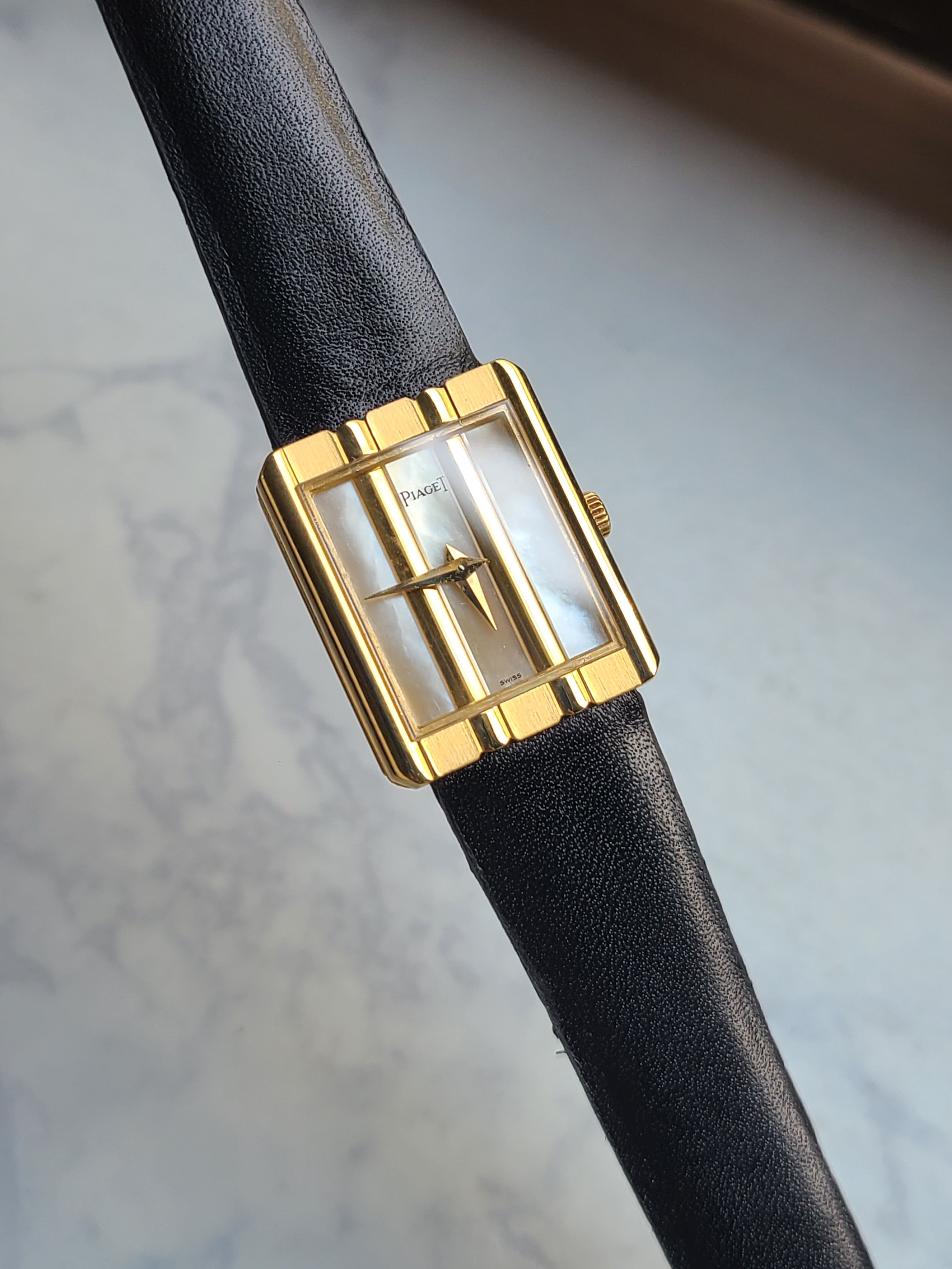 Piaget Polo MOP Dial 18K YG 피아제 폴로 자개다이얼 옐로우골드 18K 금통 여성용 빈티지