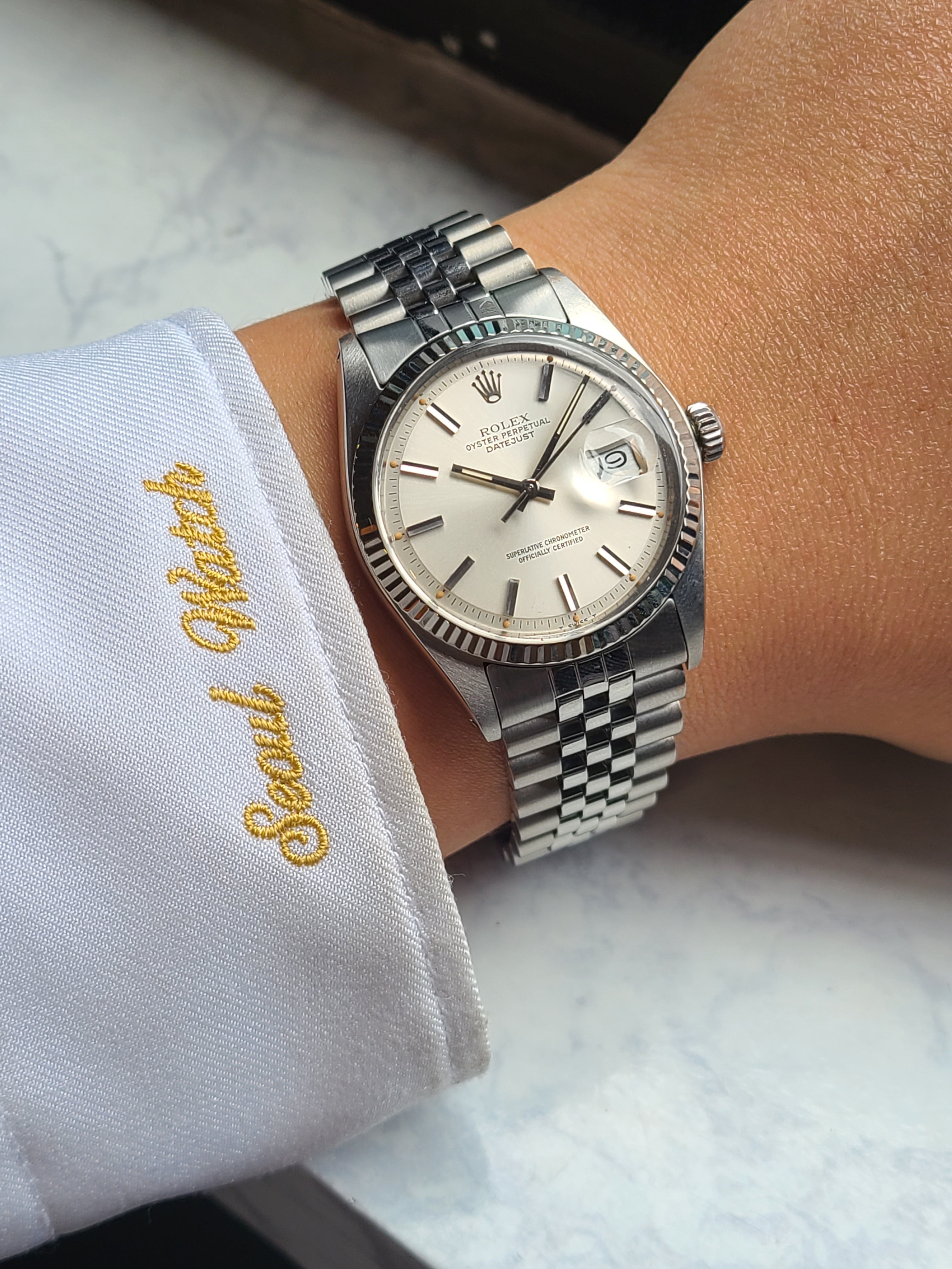 Rolex Datejust Silver Vintage 롤렉스 데이저스트 36 실버 올제치 순정 소장용 빈티지