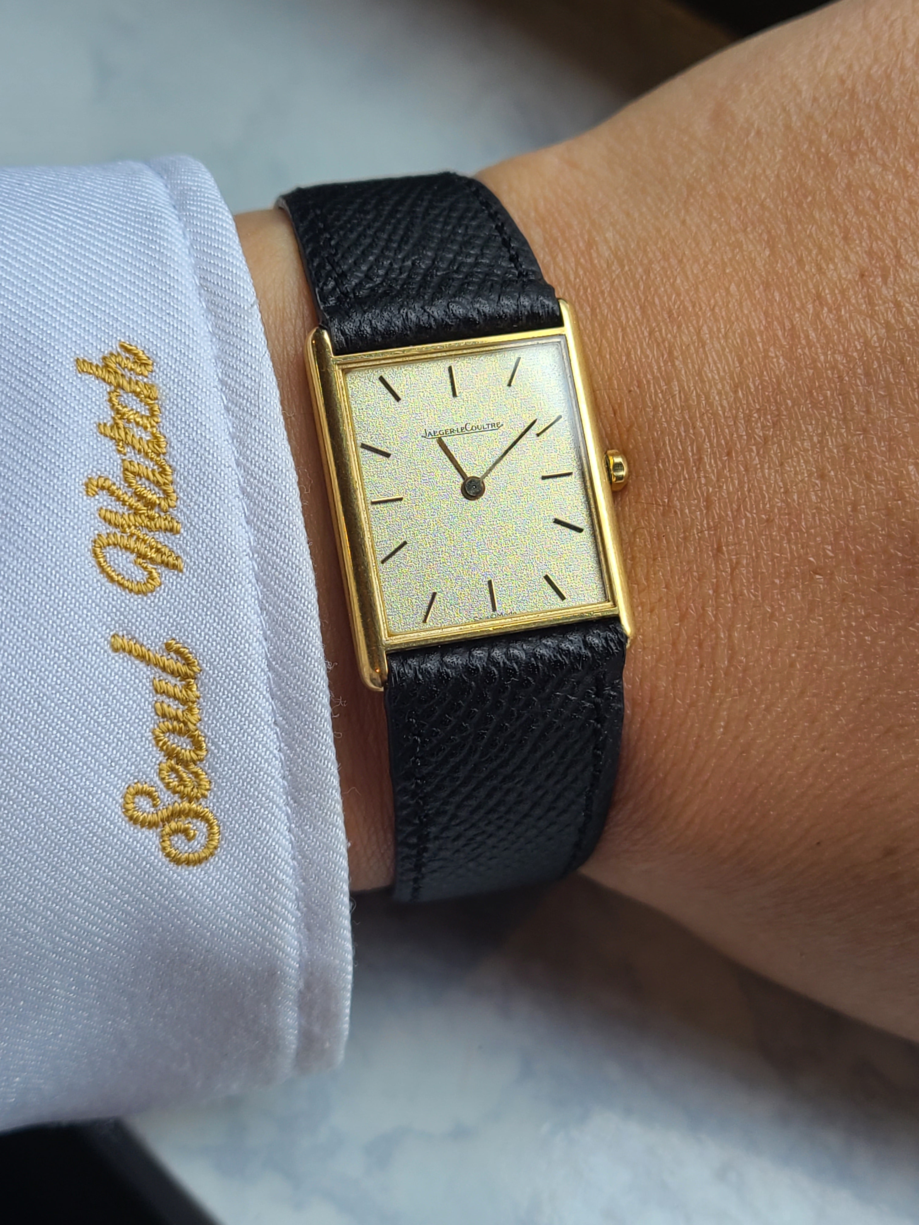 Jaeger Lecoultre Tank Square 18K Vintage Gold 예거르쿨트르 탱크 사각 18K 옐로우금통 빈티지