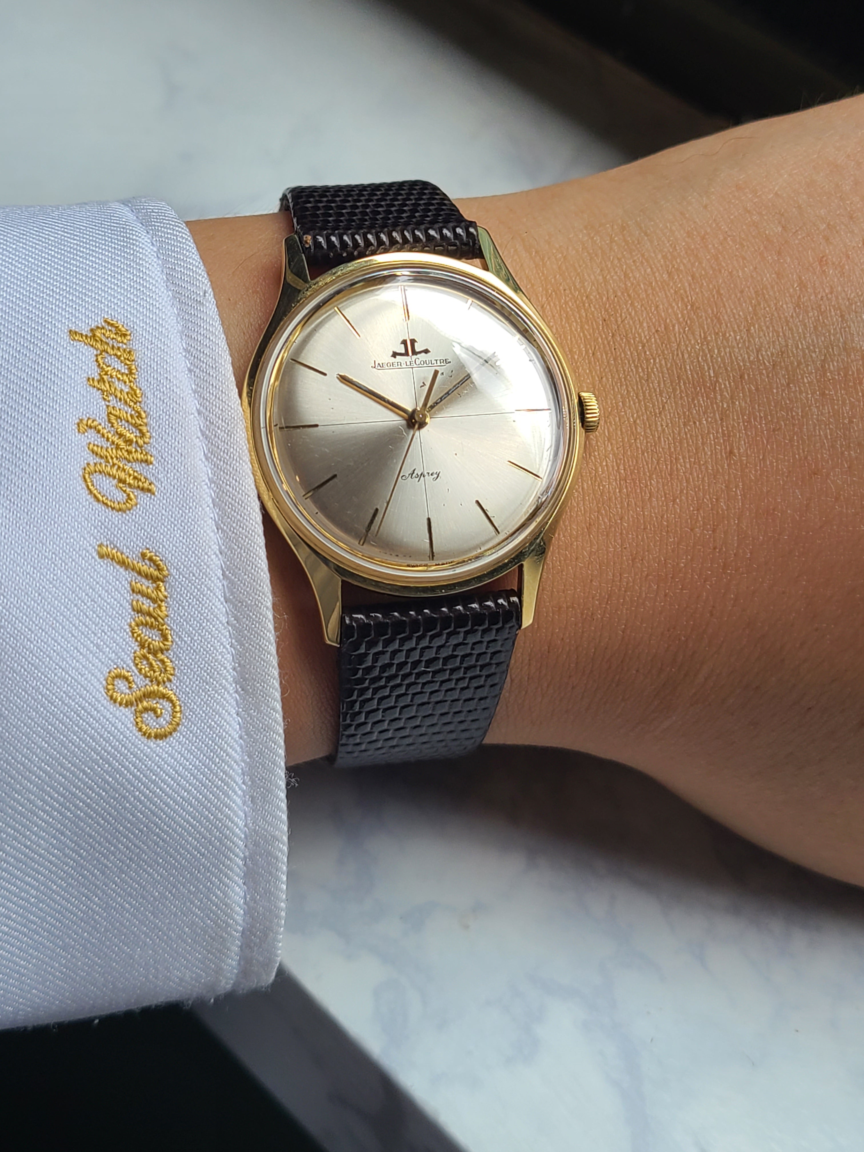 Jaeger Lecoultre Asprey 18K YG 1964 예거르쿨트르 에스프레이 18k 옐로우골드 금통 1964년