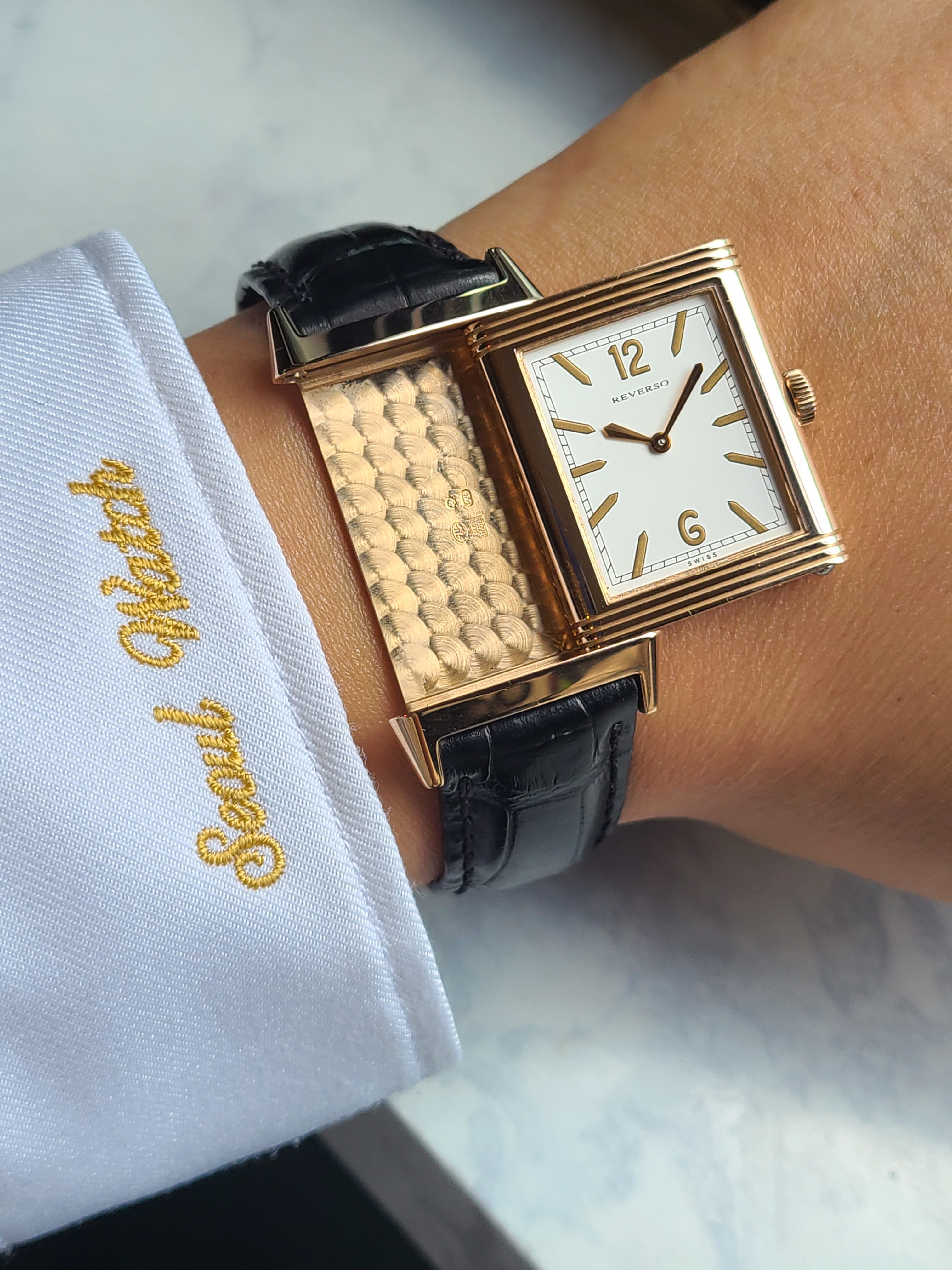 Jaeger Lecoultre Reverso Ultra 18K RG 예거르쿨트르 리베르소 울트라씬 트리뷰트 1931 로즈골드