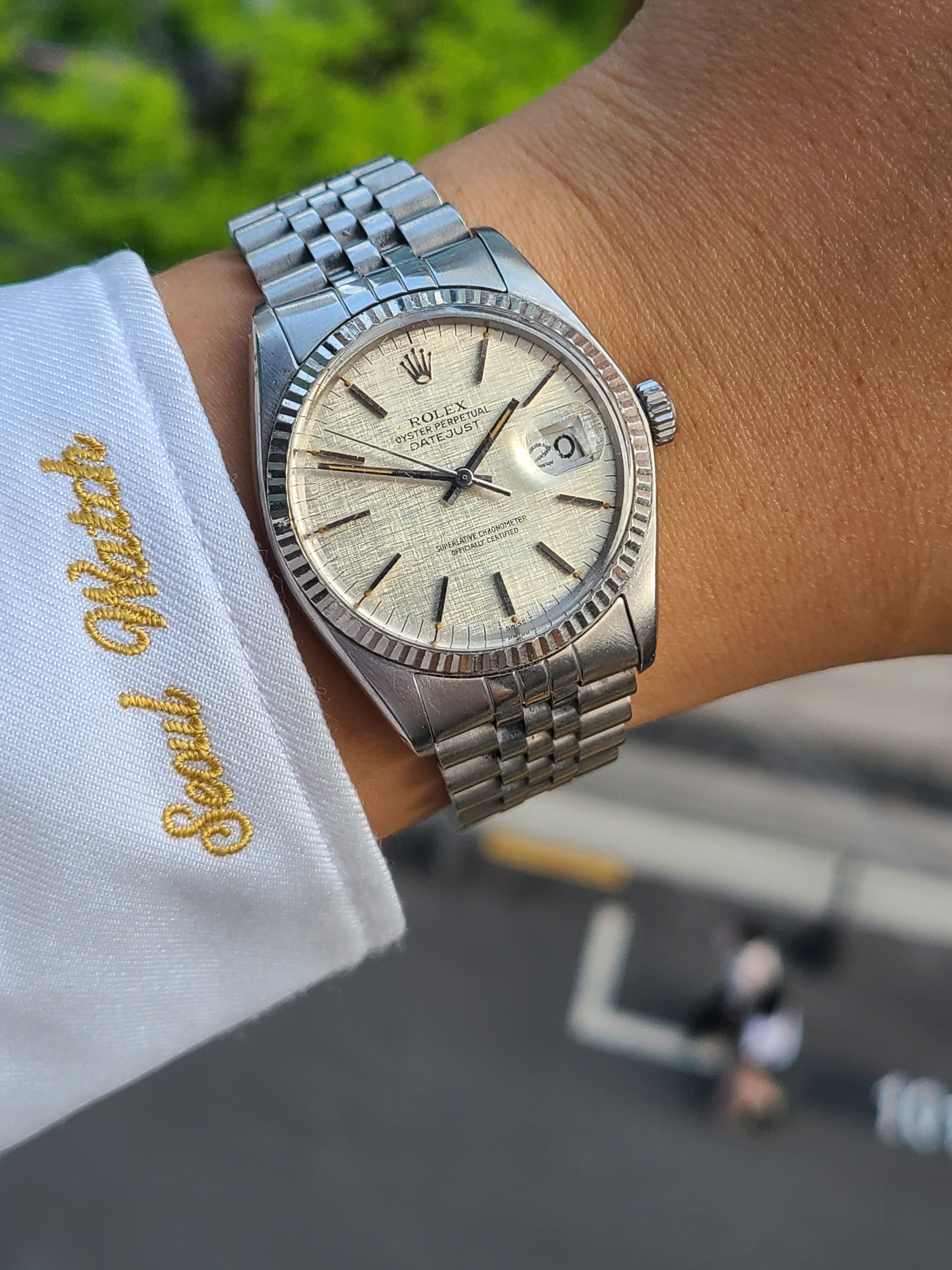 Rolex Datejust Linen Dial Vintage 롤렉스 데이저스트 36 린넨 보카시다이얼 올제치 소장용
