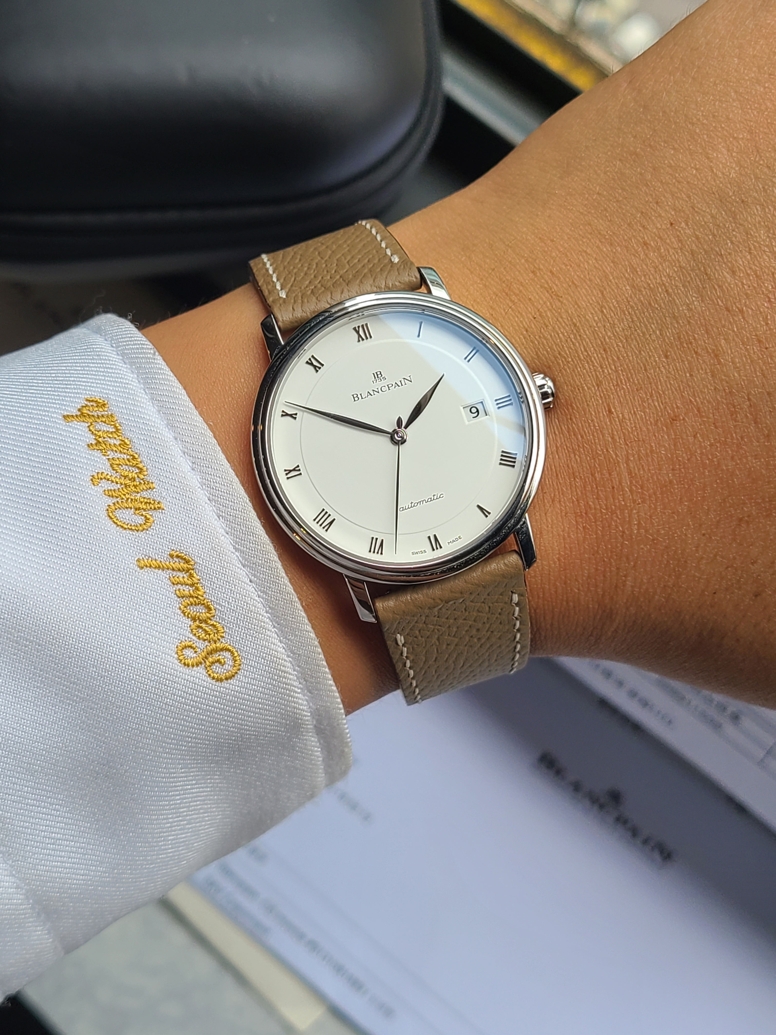Blancpain Villeret Ultraplate 38 Automatic Men's 블랑팡 빌레레 울트라플레이트 38 오토메틱