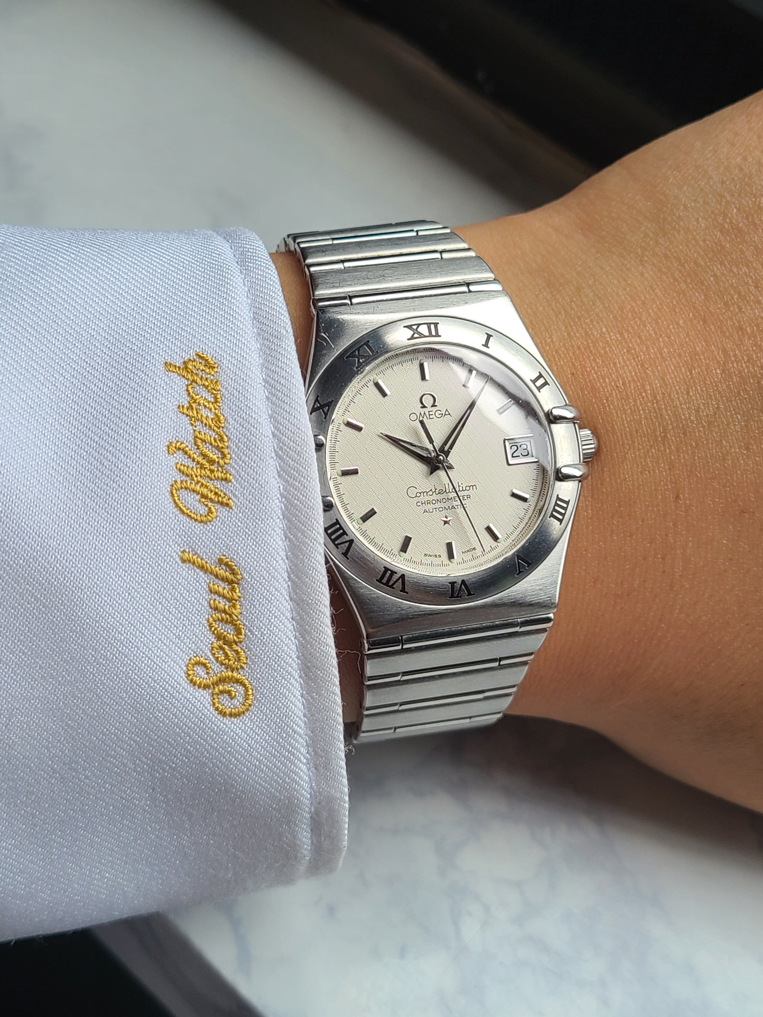 Omega Constellation White Automatic 오메가 컨스틸레이션 화이트 크로노미터 자동 36