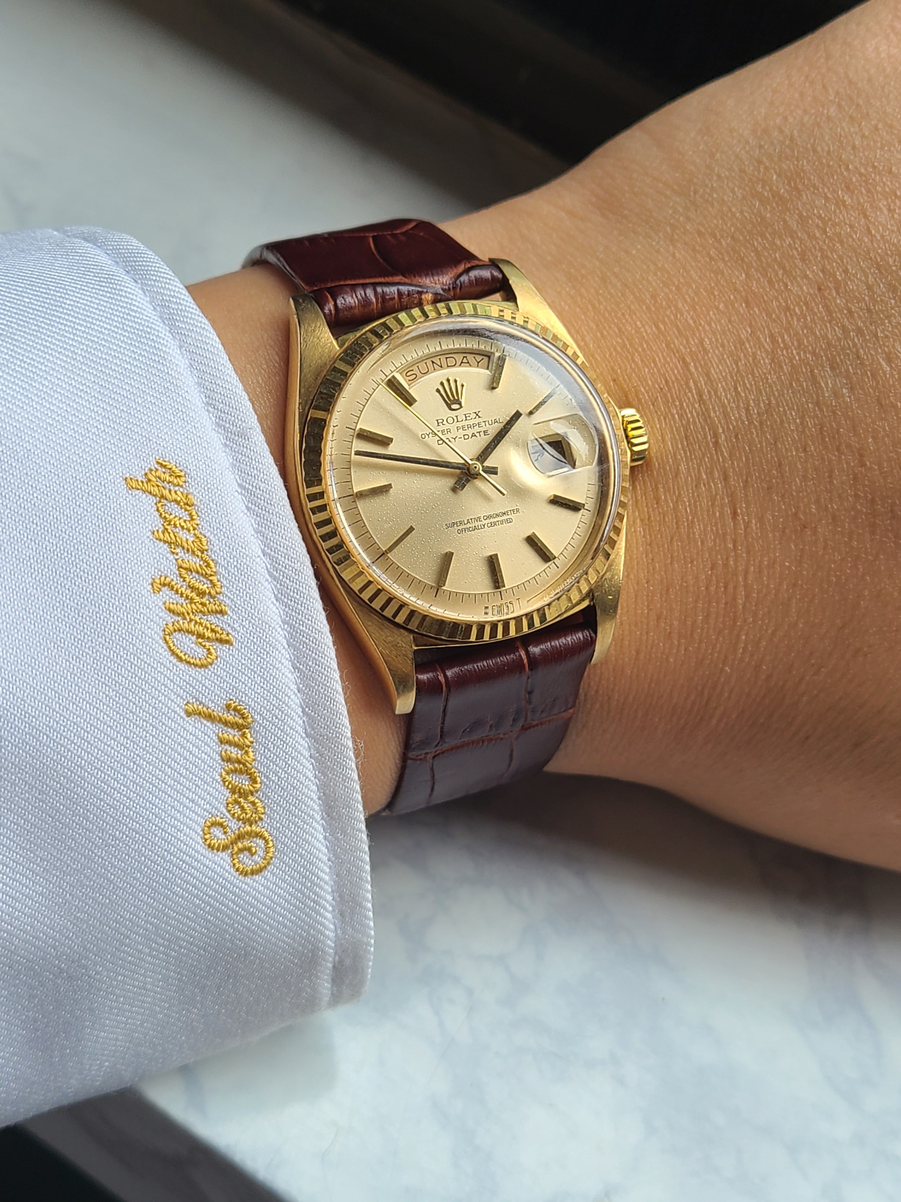 Rolex Day-Date 36 18K Solid YG Vintage 롤렉스 데이데이트 36 샴페인골드 18K 옐로우골드 금통 빈티지