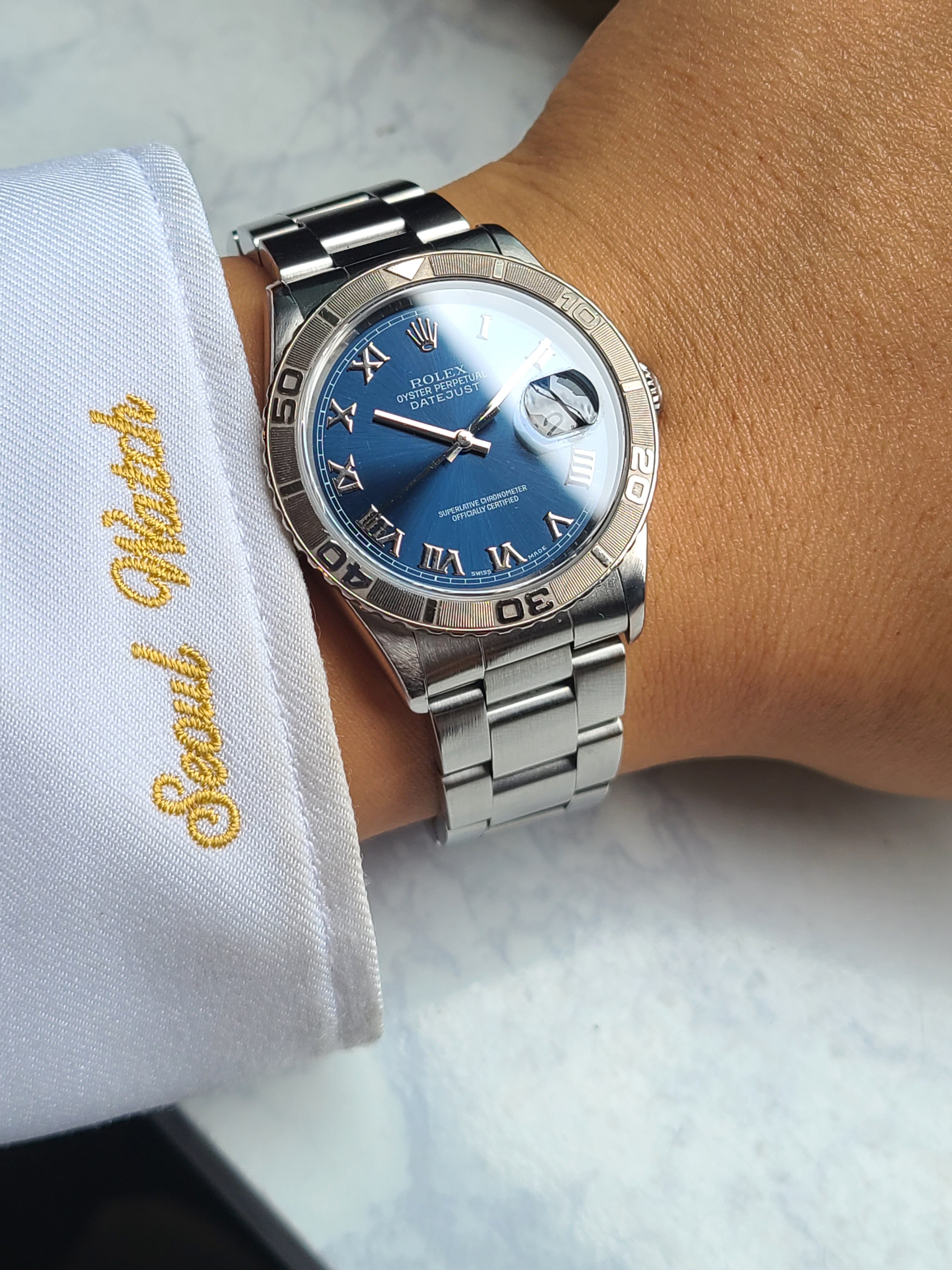 Rolex Datejust Thunderbird Blue Roman 롤렉스 데이저스트 썬더버드 블루로만 다이얼