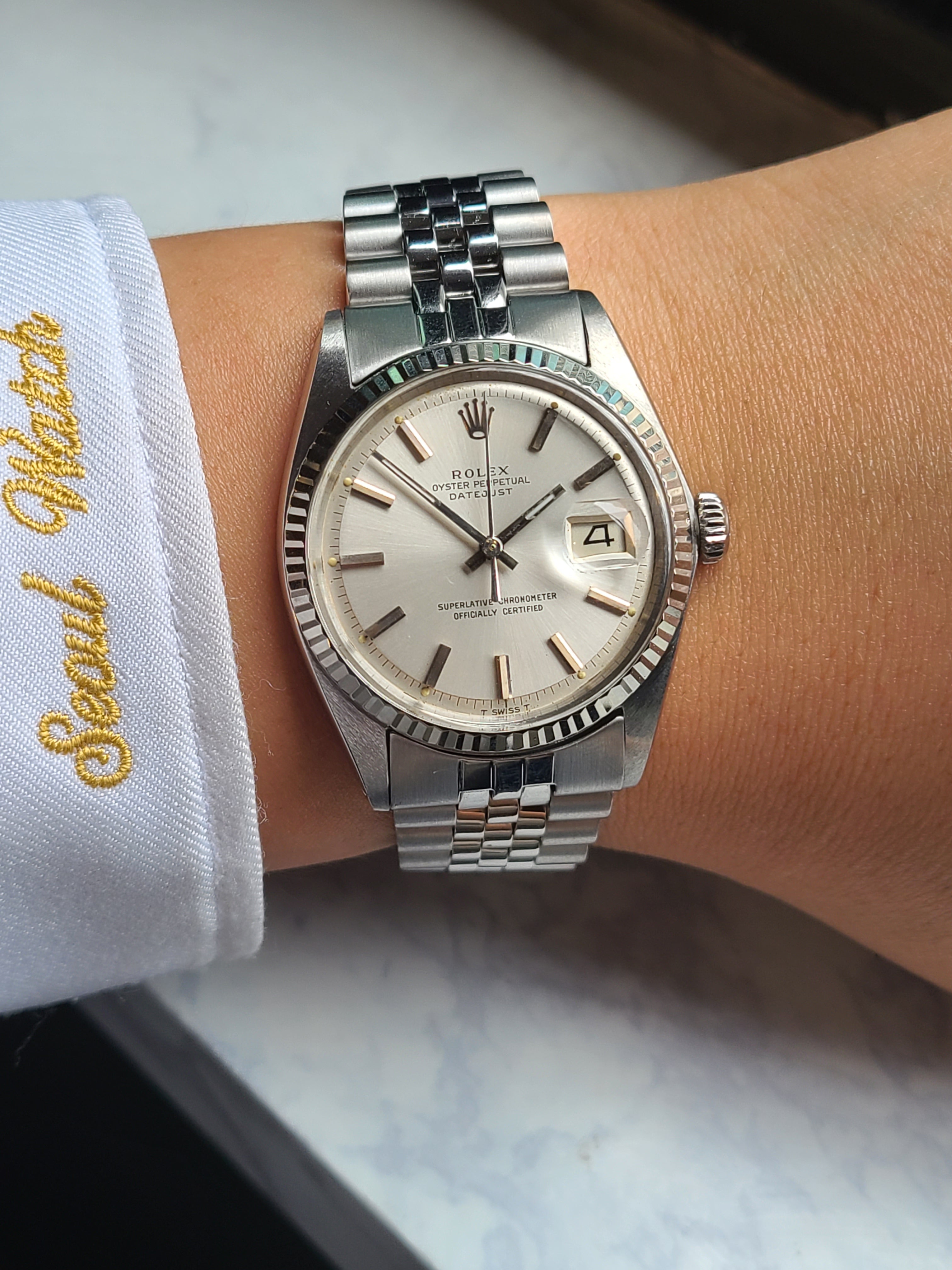 Rolex Datejust Silver Vintage 롤렉스 데이저스트 36 실버 올제치 순정 소장용 빈티지