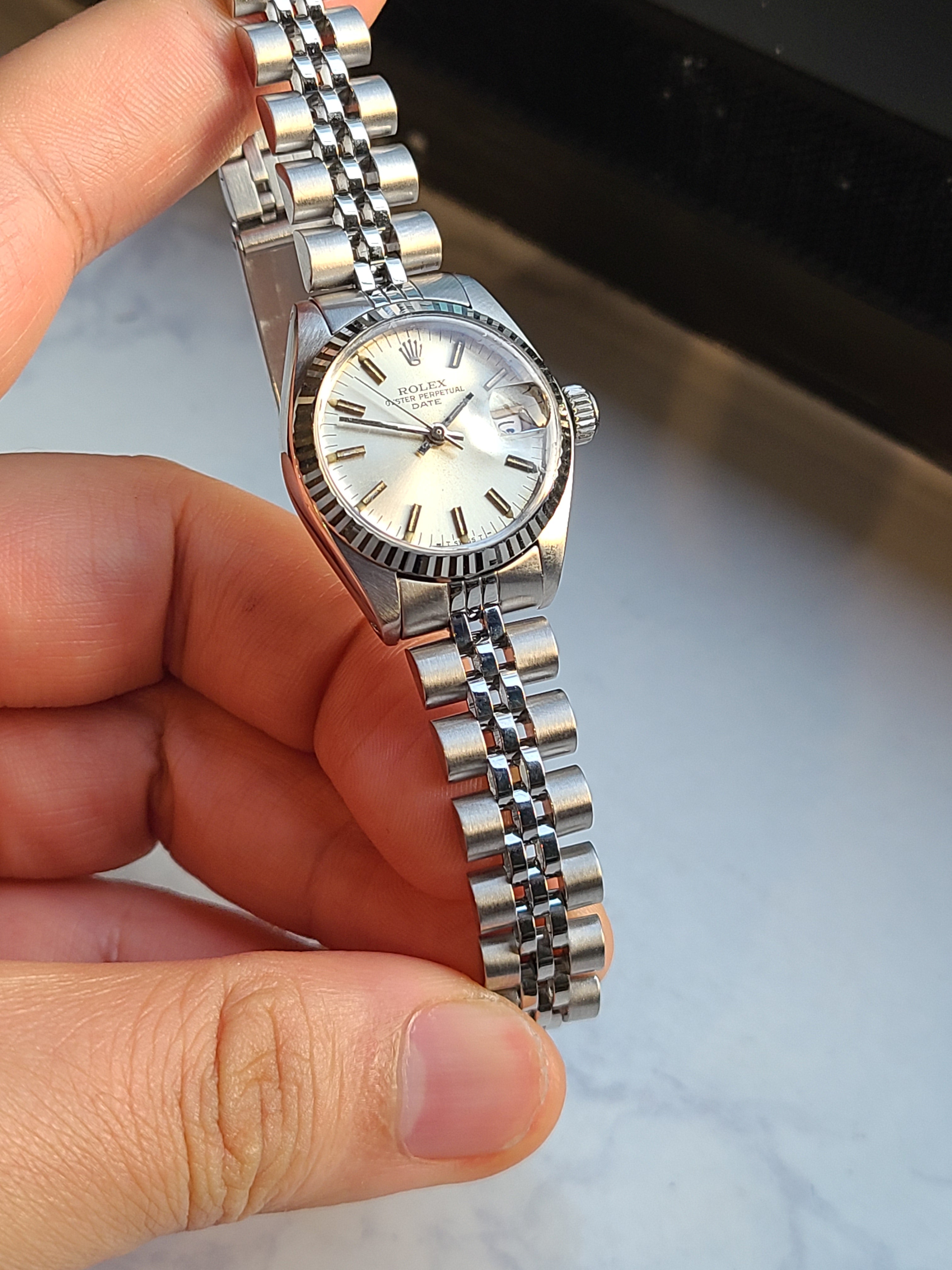 Rolex Women's Datejust Silver Dial 롤렉스 여성용 데이저스트 실버 다이얼 빈티지