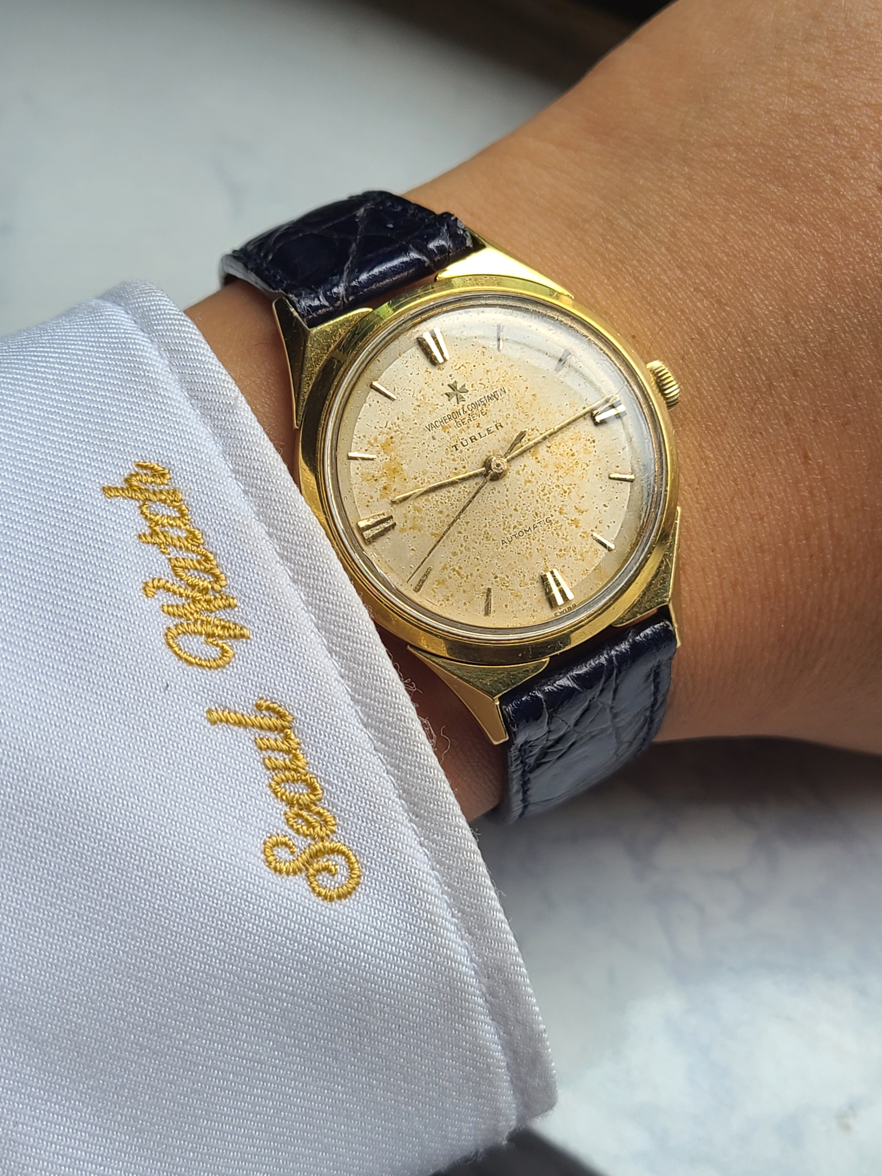 Vacheron Constantin Jumbo Historique 18K 바쉐론콘스탄틴 점보 히스토릭 1세대 18K 옐로우 금통 오토메틱 더블네임