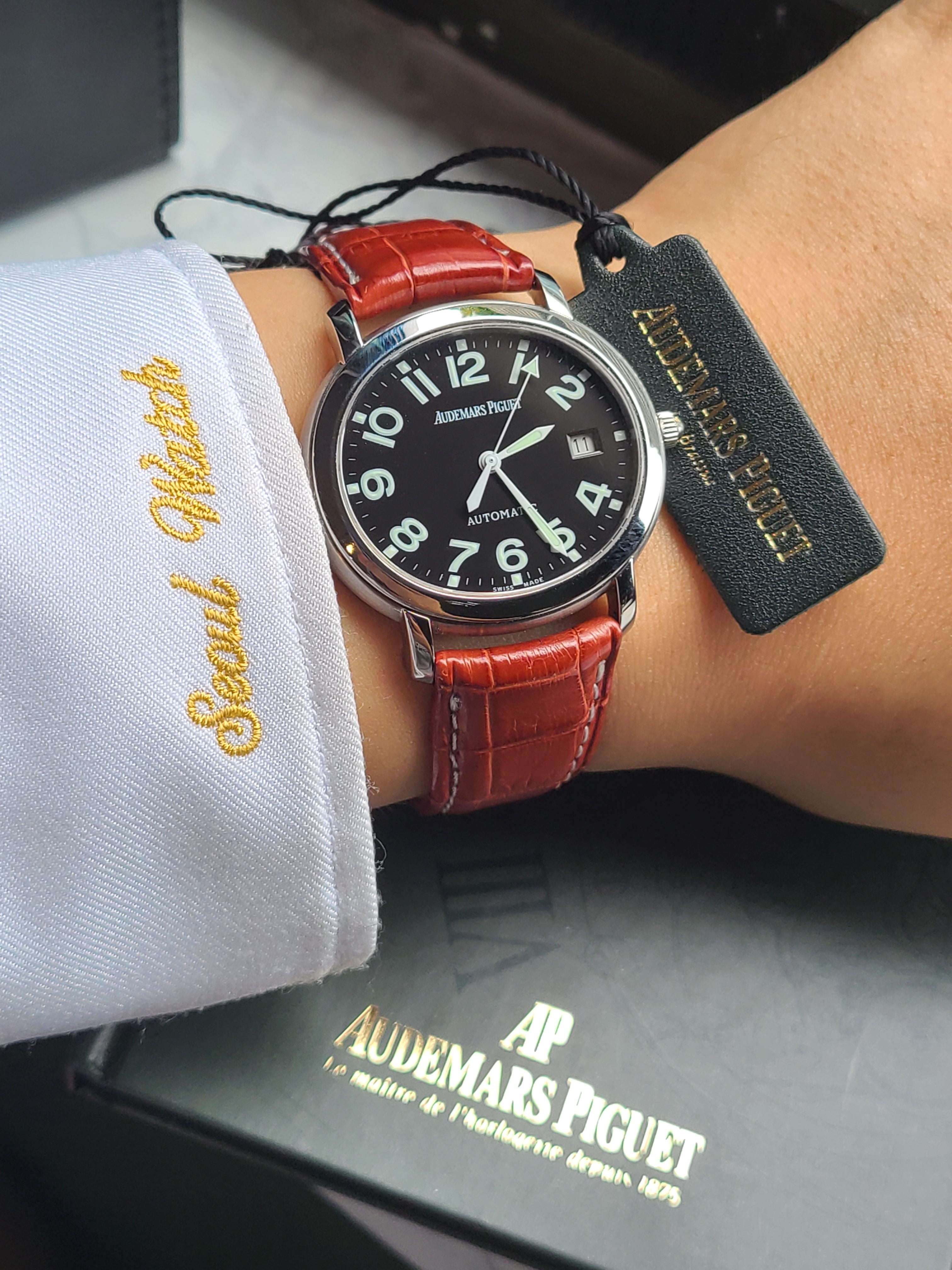 Audemars Piguet Millenary Military Dial 39mm Men's 오데마피게 밀리너리 밀리터리 다이얼 39 보증서o