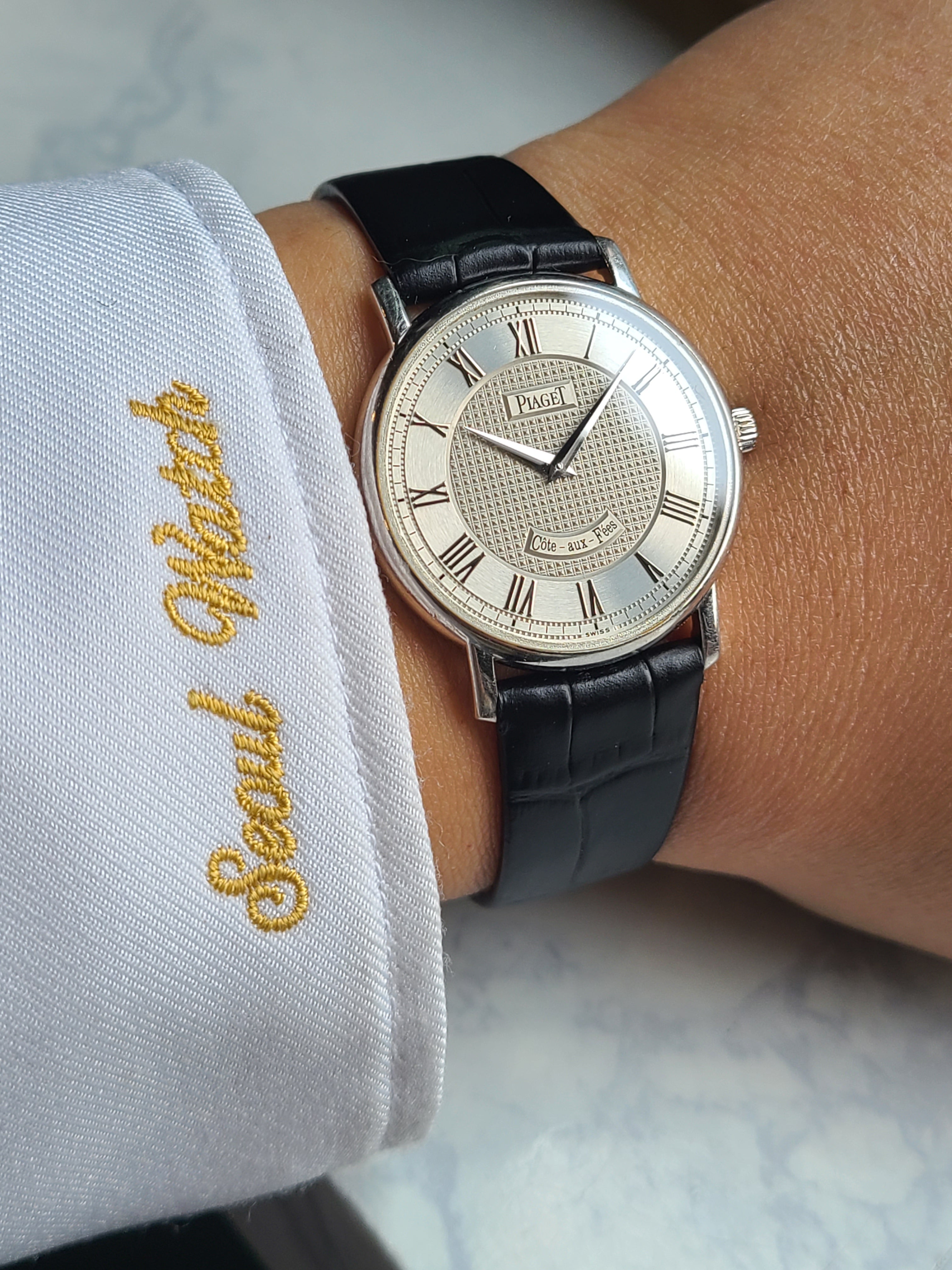 Piaget Altiplano Ultra-Thin 18K White Gold 피아제 알티플라노 울트라씬 18K 화이트골드 수동 남성용