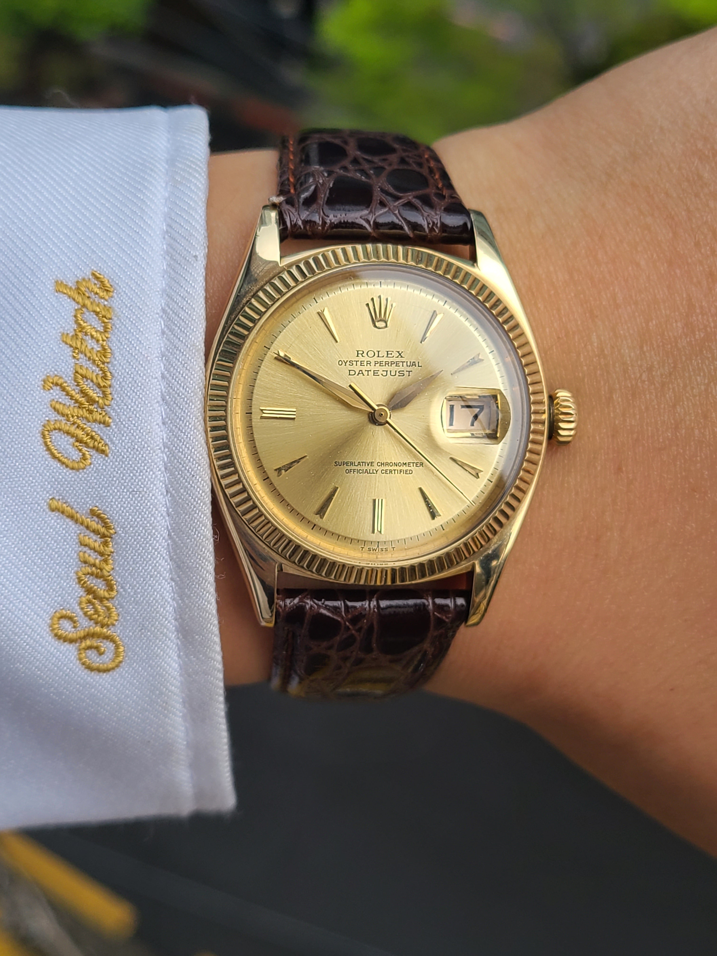 Rolex Datejust Dauphine Hands Solid YG 롤렉스 데이저스트 돌핀핸즈 옐로우골드 금통 소장용