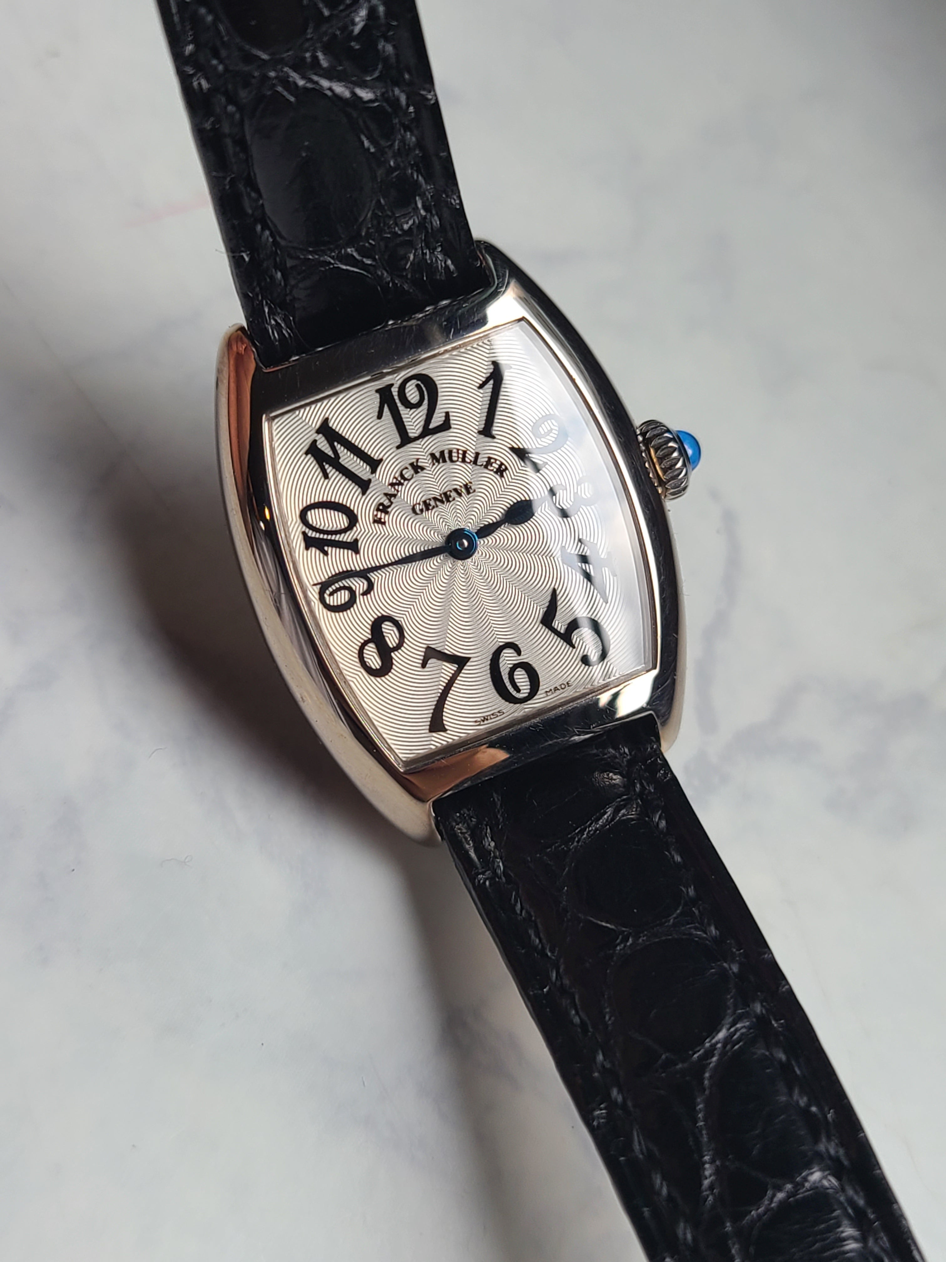 Franck Muller 18K WG 프랭크뮬러 여성용 기요쉐 스켈레톤케이스백 18K 화이트골드