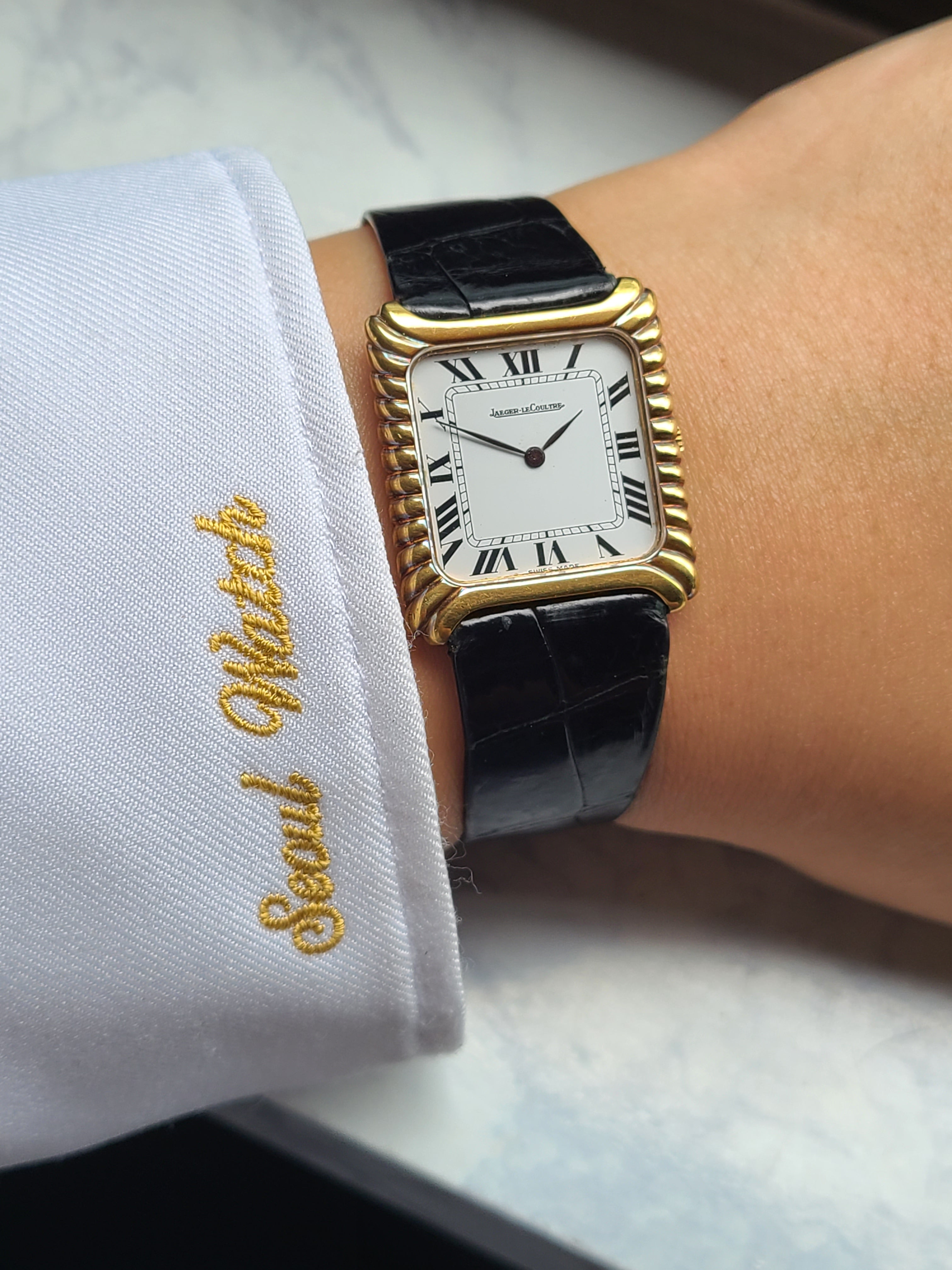 Jaeger Lecoultre Art Deco 18K Vintage Gold 예거르쿨트르 스퀘어 아트데코 18K 옐로우골드 금통 수동